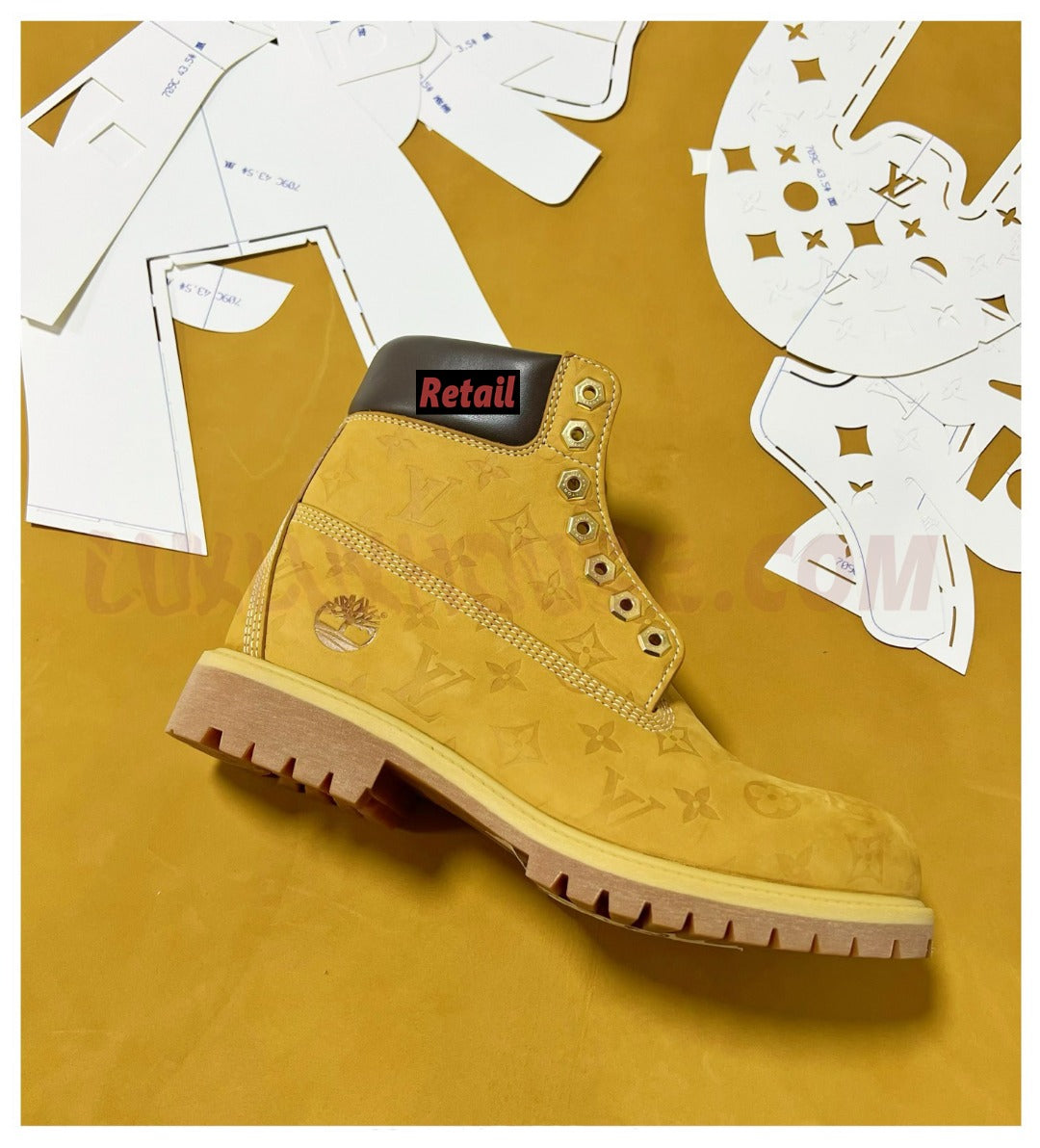 Louis Vuitton Γ Timberland Development Progress Report