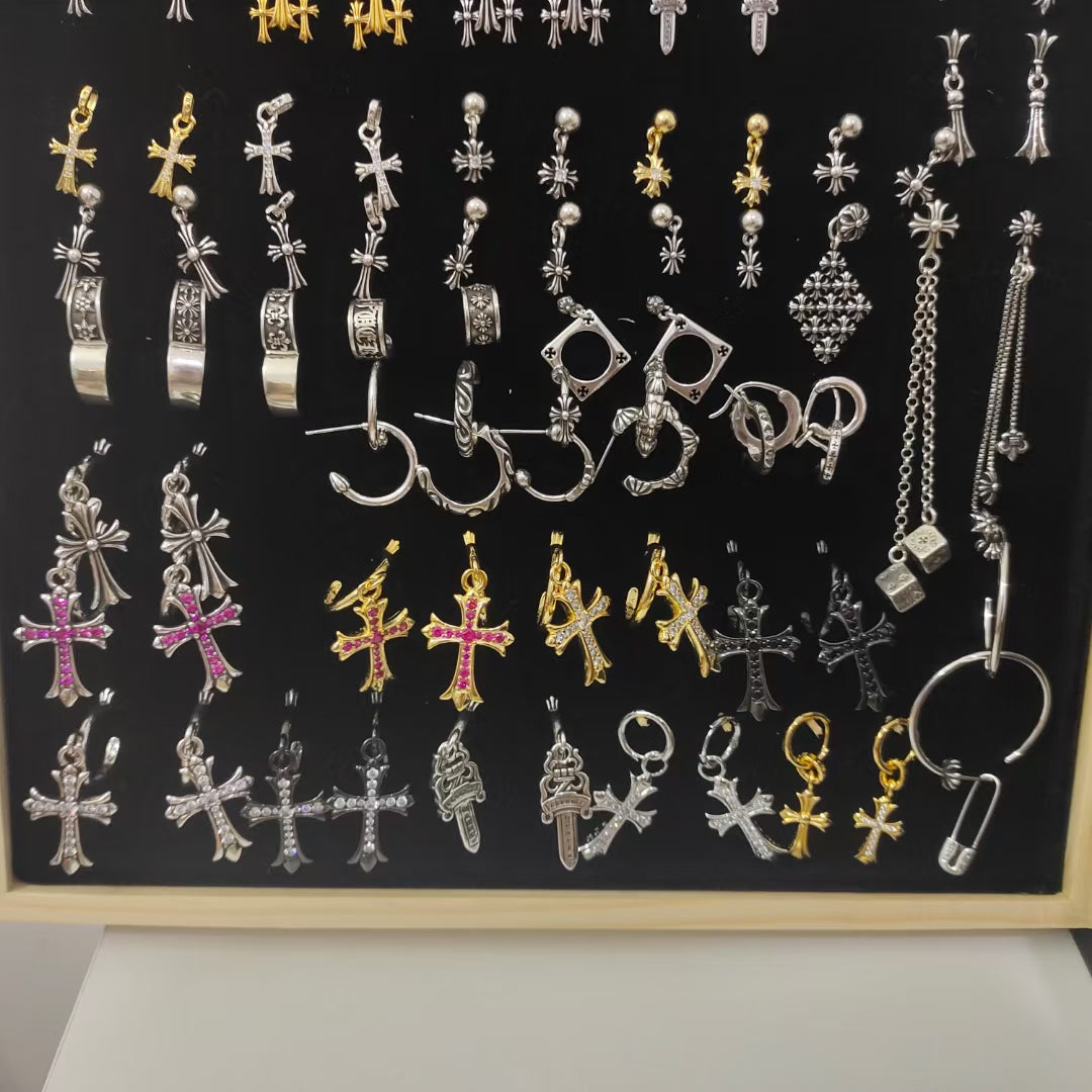 LuxluxHouse Best Quality Accessories Chrome Hearts Earrings