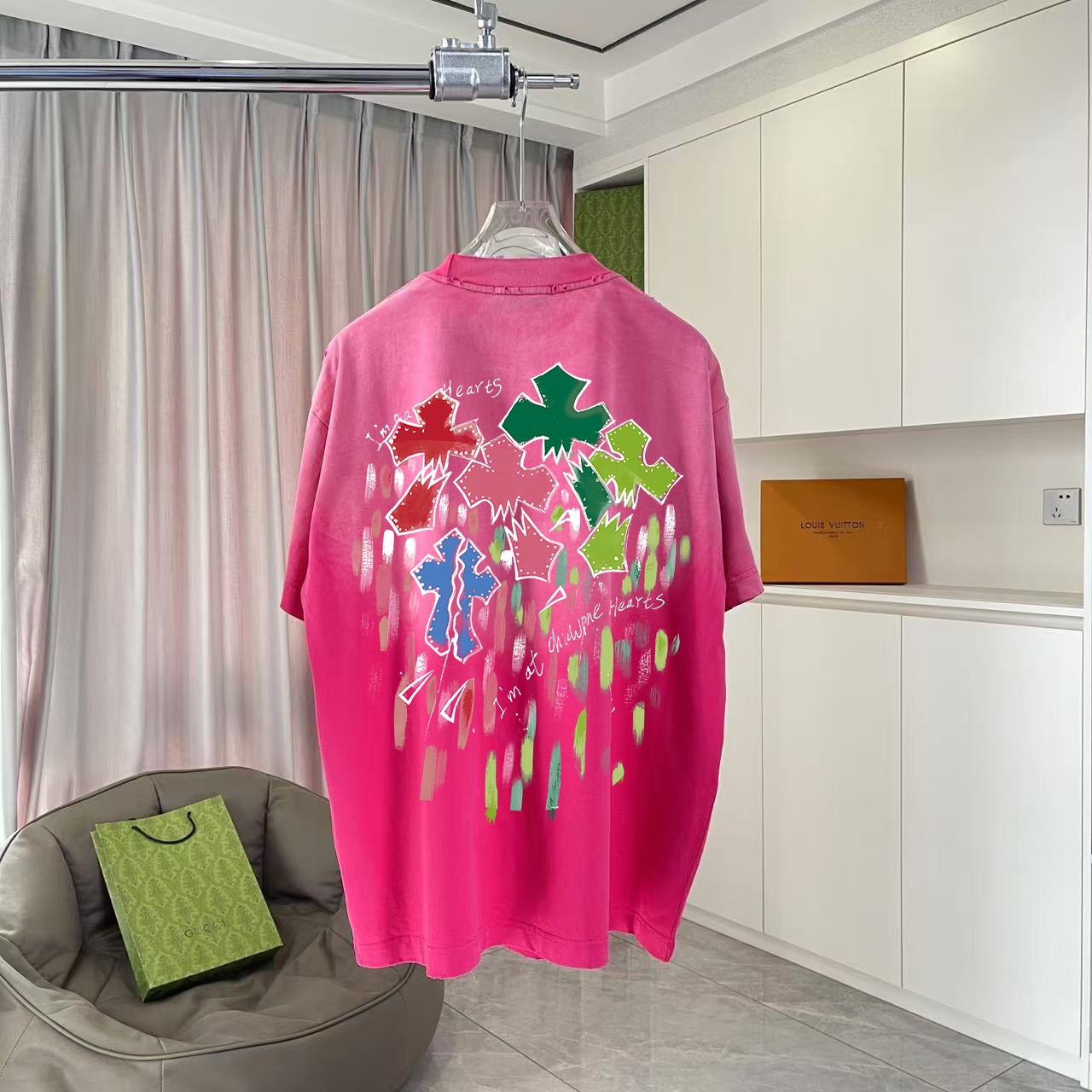 LuxluxHouse Best Quality Clothes Chrome Hearts T-shirt
