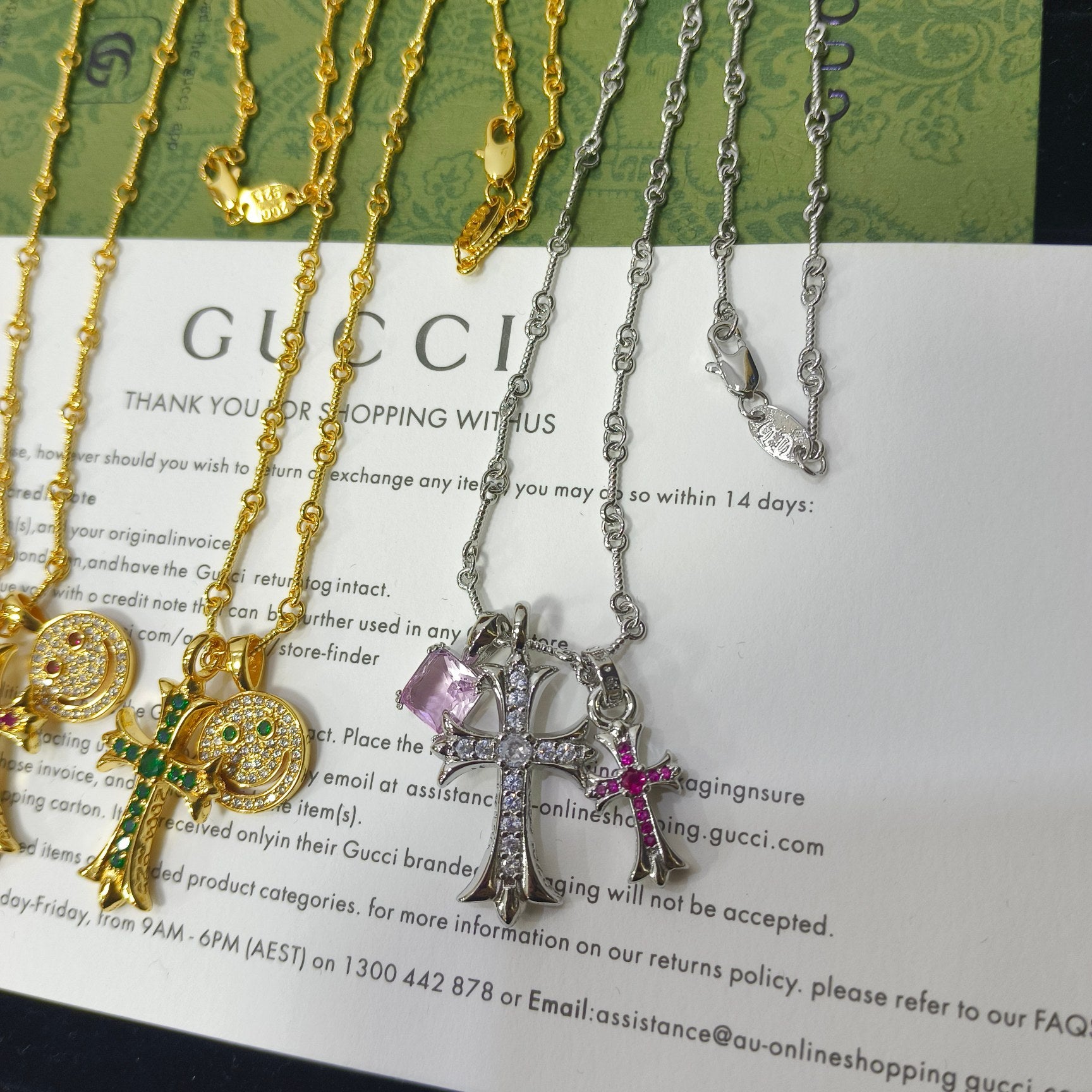 LuxluxHouse Best Quality Accessories Necklace Chrome Hearts