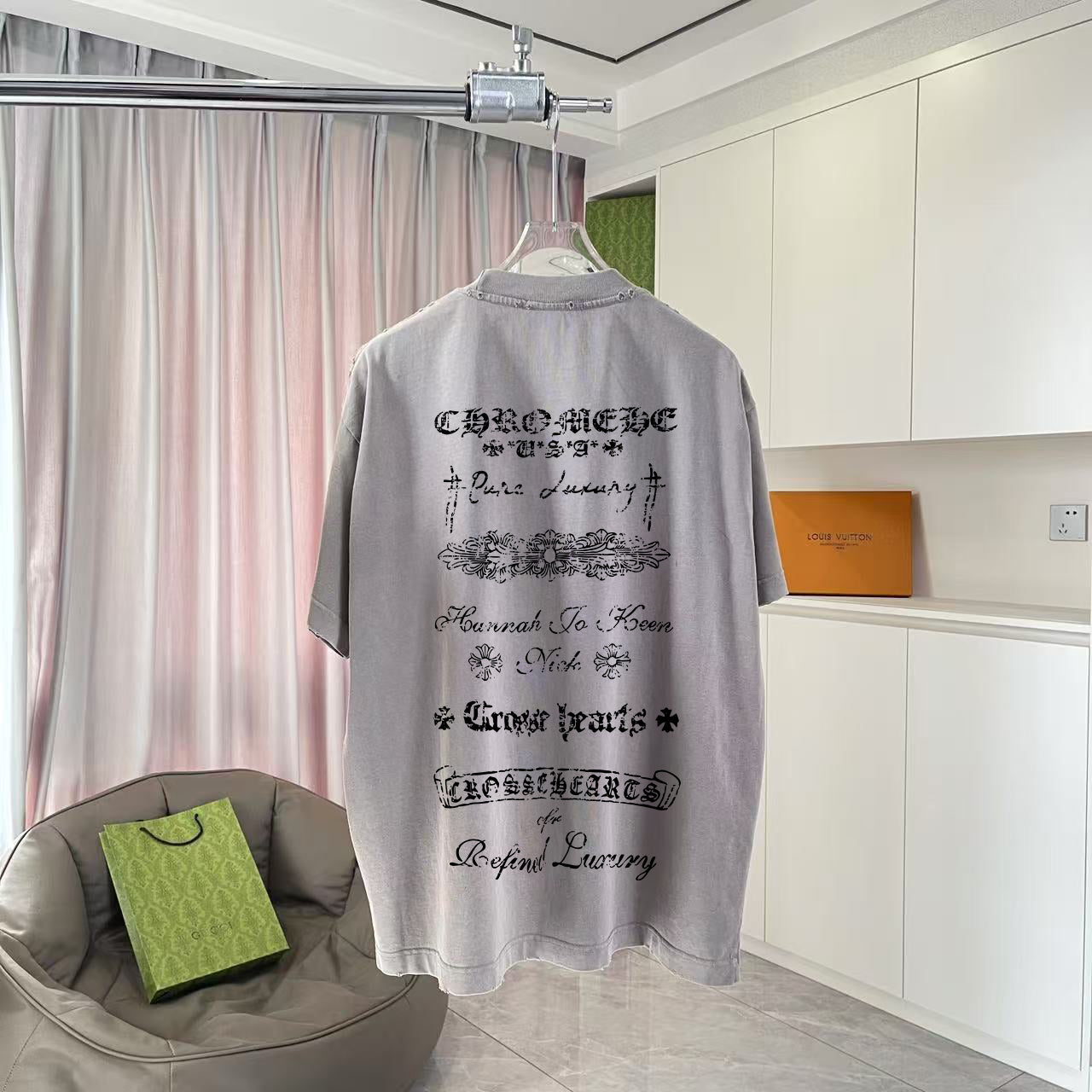 LuxluxHouse Best Quality Clothes Chrome Hearts T-shirt
