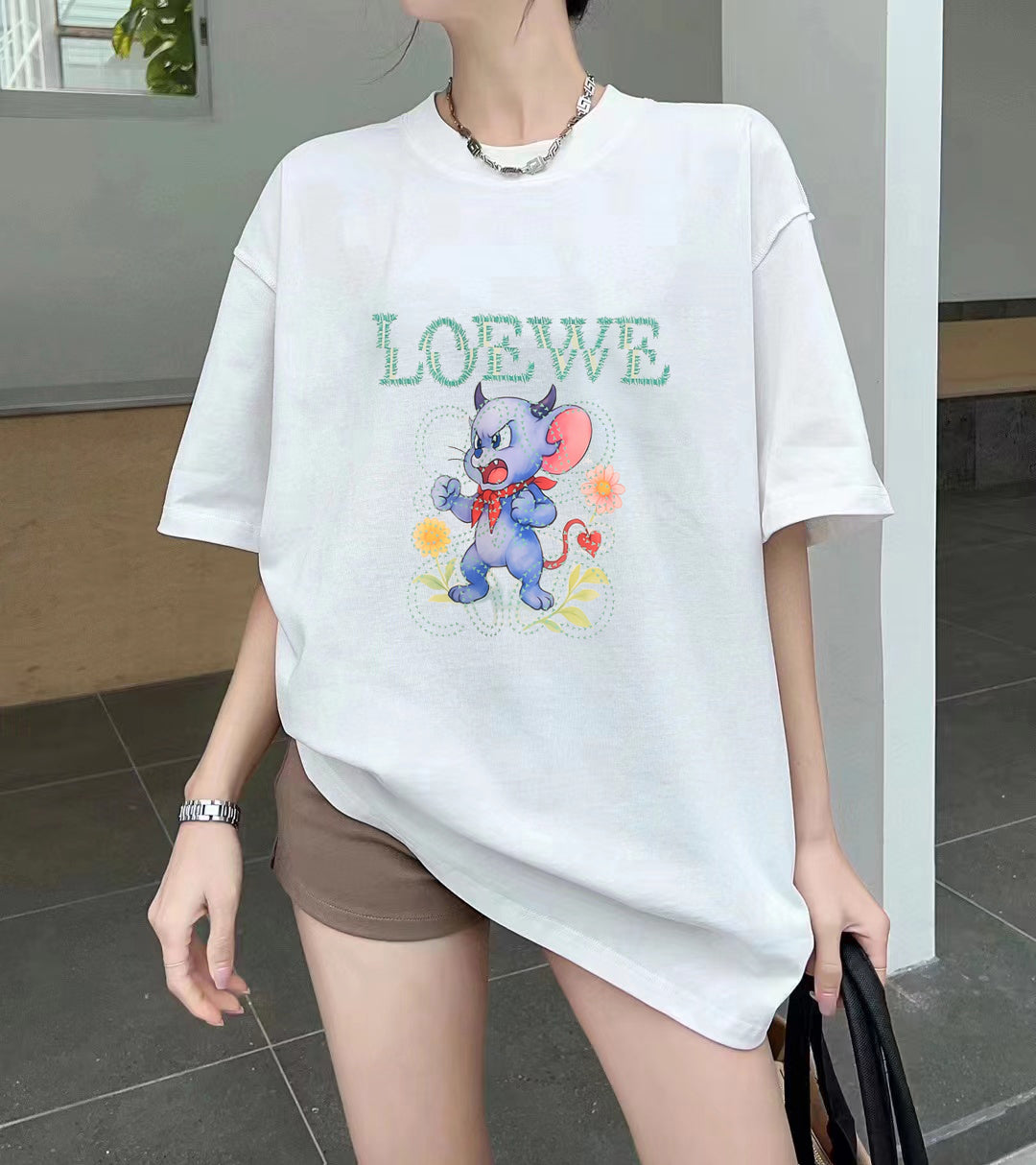 LuxluxHouse Best Quality Clothes T-shirt Loewe