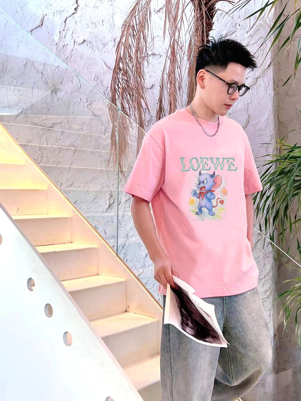 LuxluxHouse Best Quality Clothes T-shirt Loewe