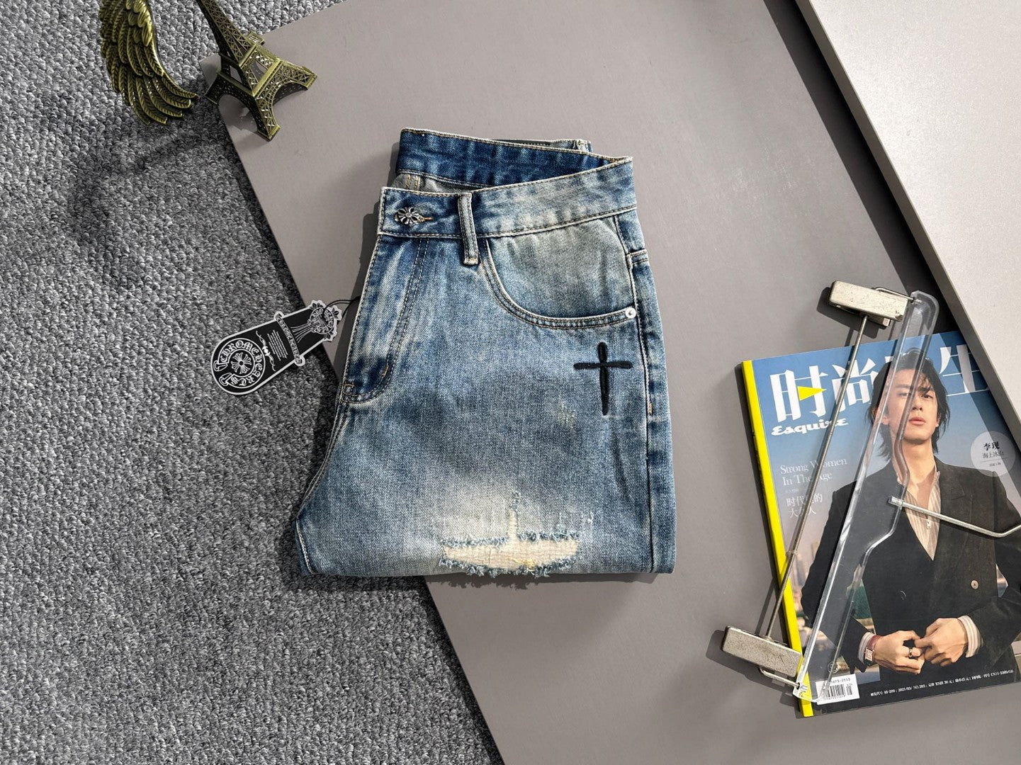 LuxluxHouse Best Quality Clothes Pants Chrome Hearts