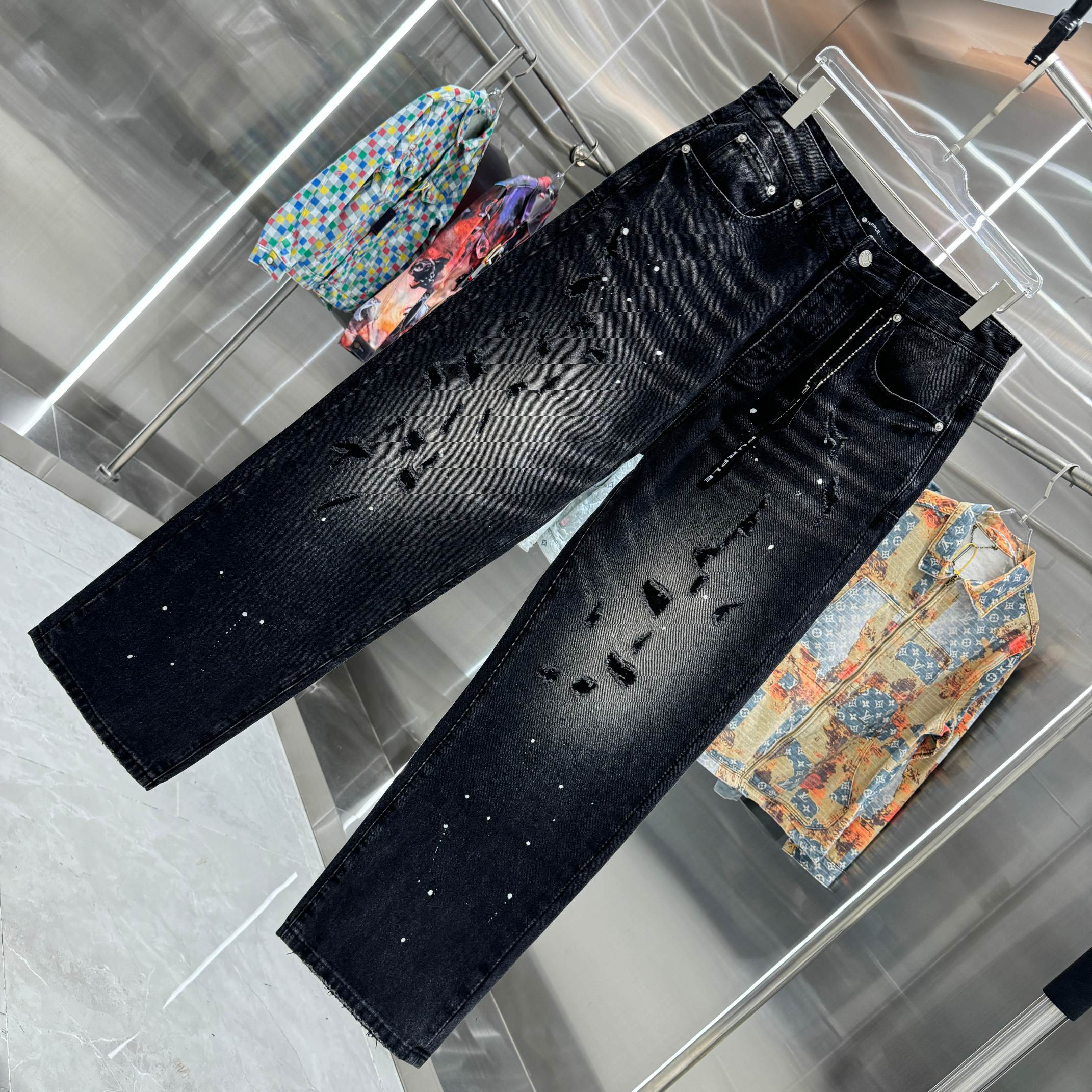 LuxluxHouse Best Quality Clothes Pants Purple Brand