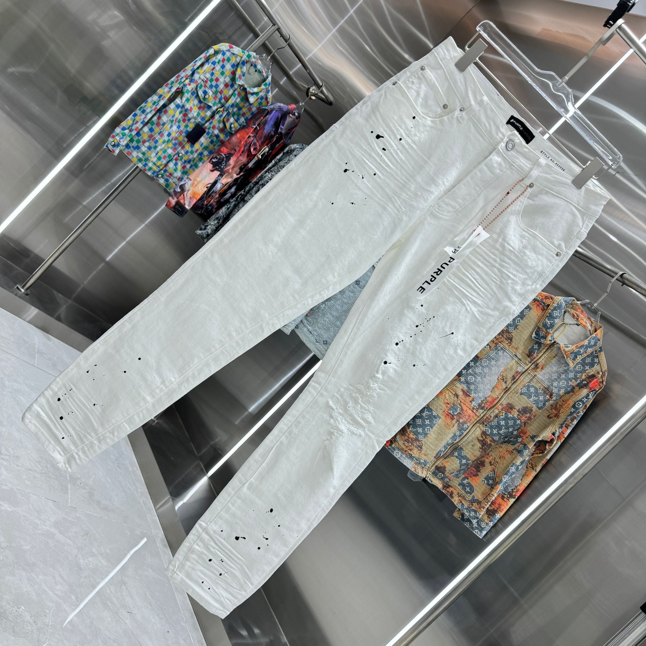LuxluxHouse Best Quality Clothes Pants Purple Brand