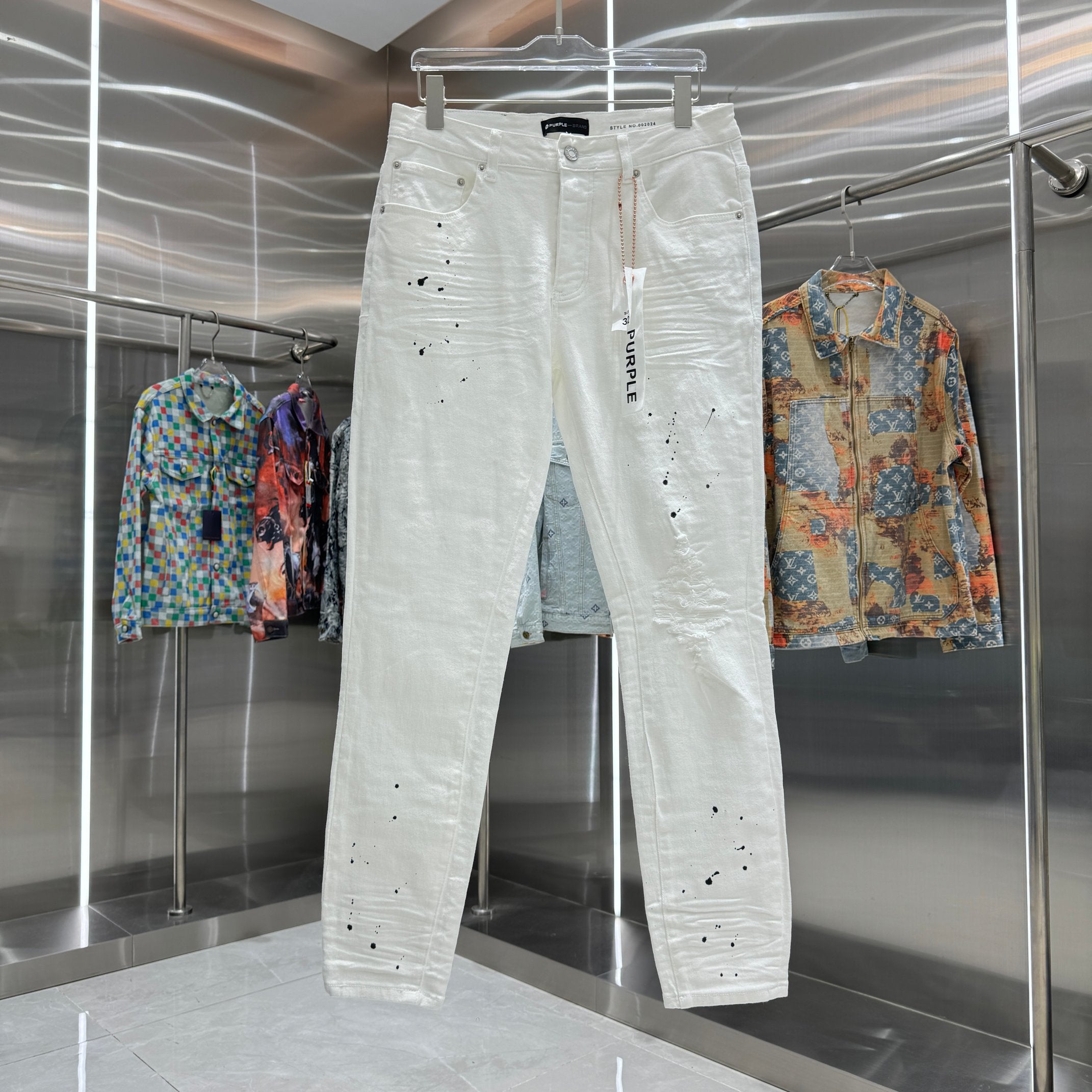 LuxluxHouse Best Quality Clothes Pants Purple Brand