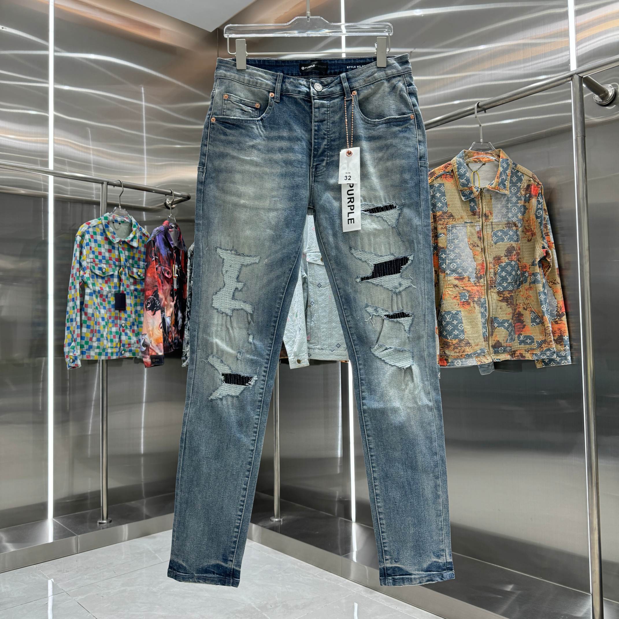 LuxluxHouse Best Quality Clothes Pants Purple Brand