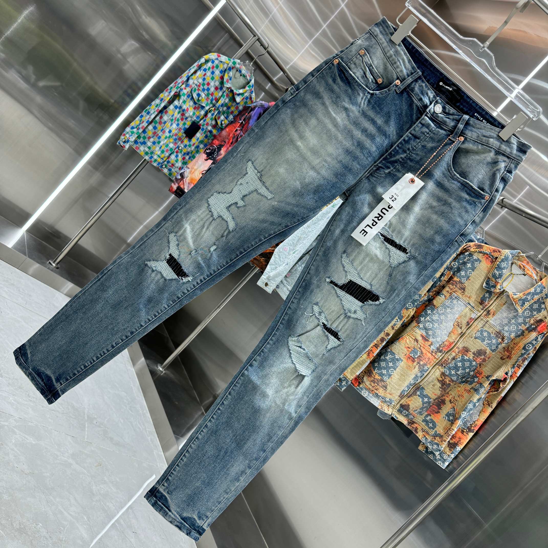 LuxluxHouse Best Quality Clothes Pants Purple Brand