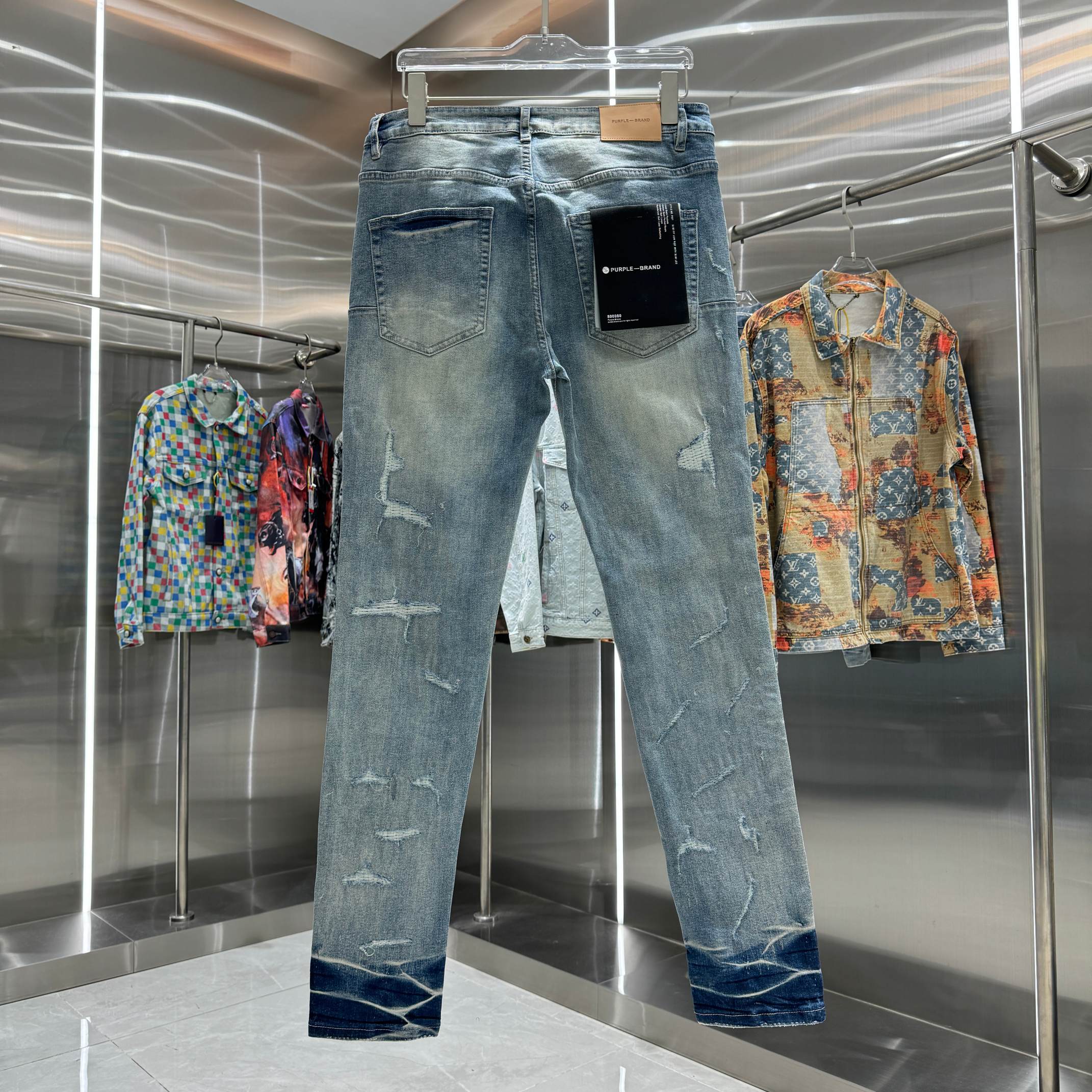 LuxluxHouse Best Quality Clothes Pants Purple Brand