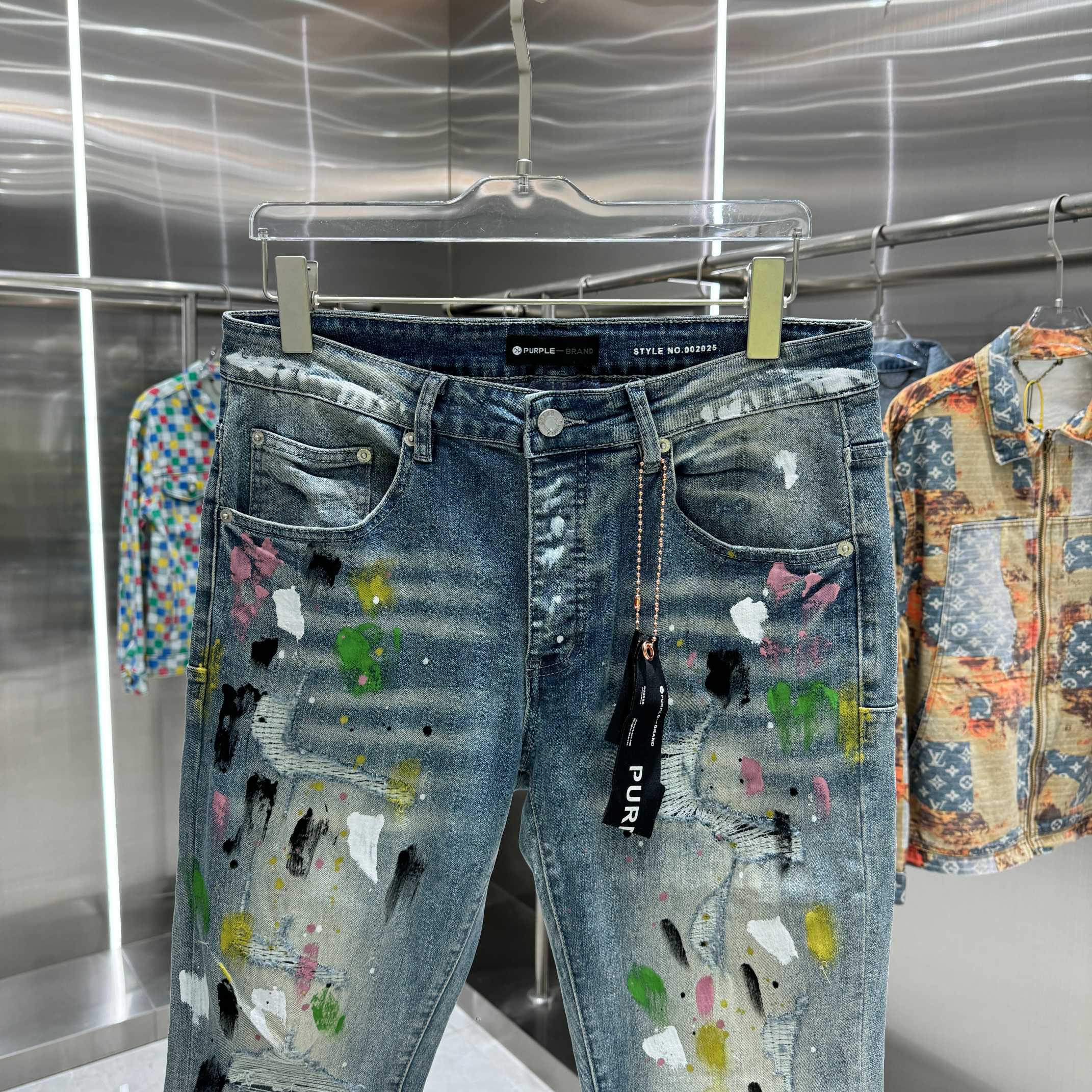 LuxluxHouse Best Quality Clothes Pants Purple Brand