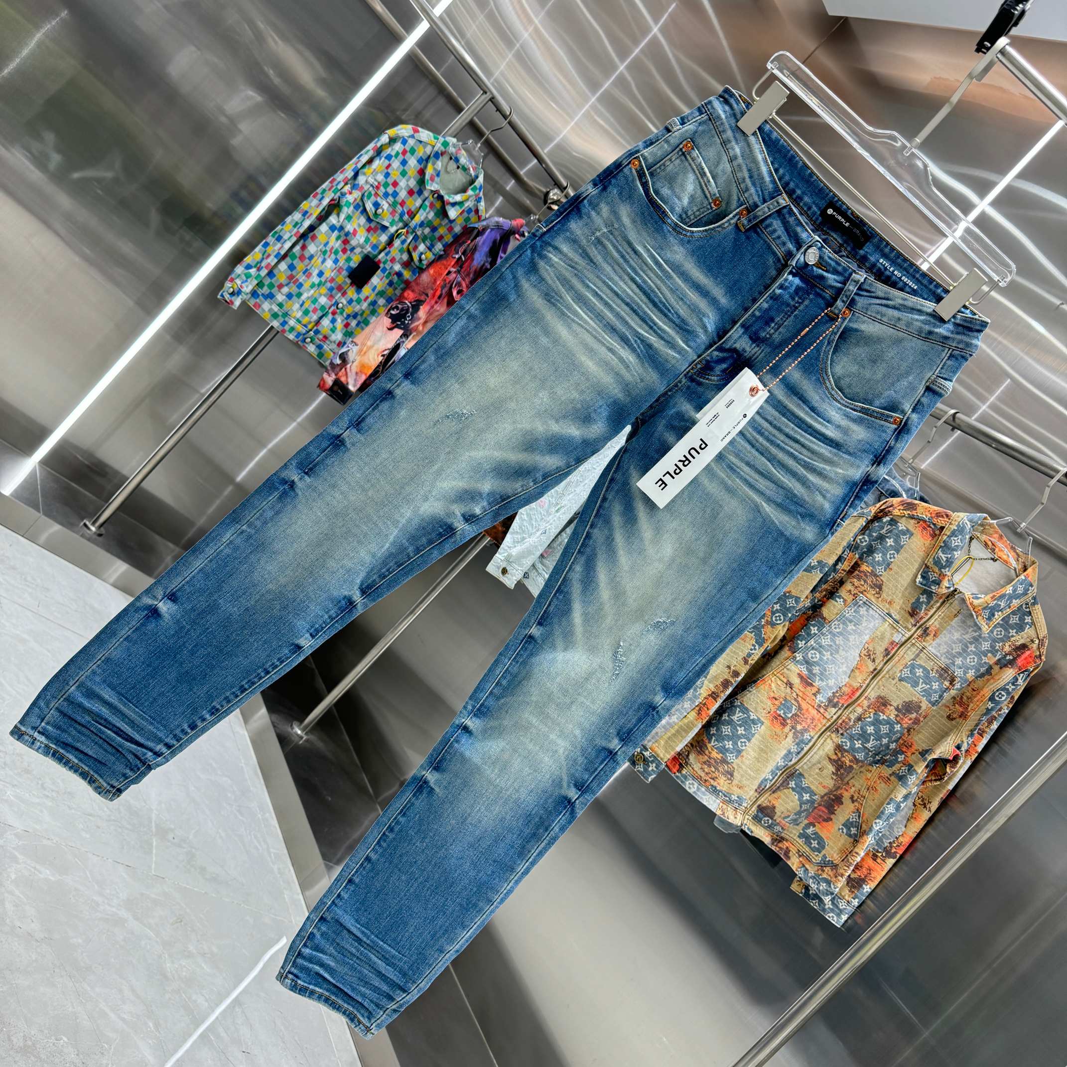 LuxluxHouse Best Quality Clothes Pants Purple Brand