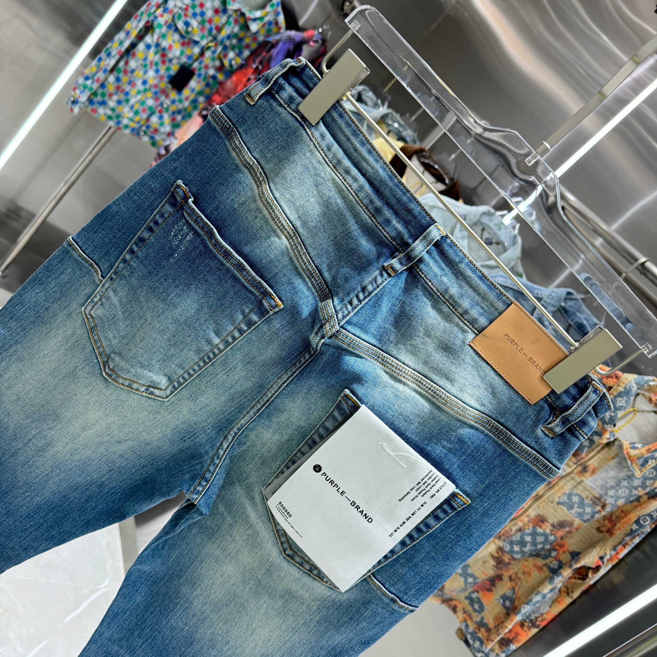 LuxluxHouse Best Quality Clothes Pants Purple Brand