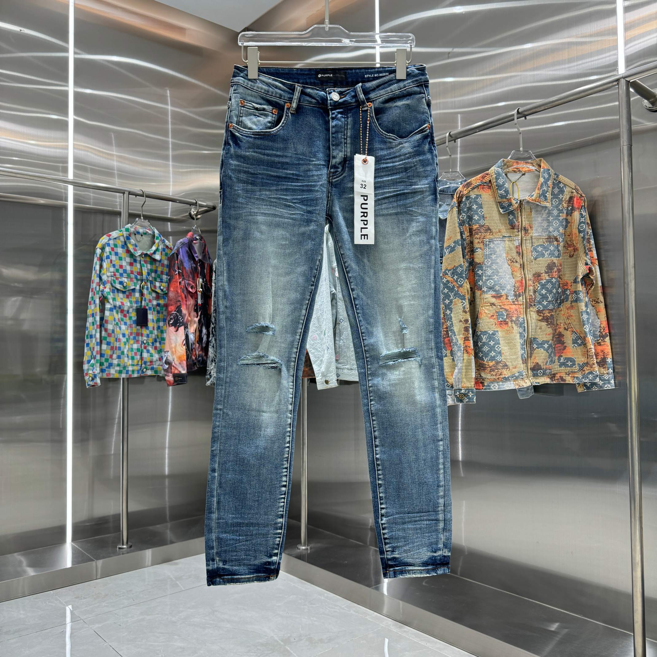 LuxluxHouse Best Quality Clothes Pants Purple Brand