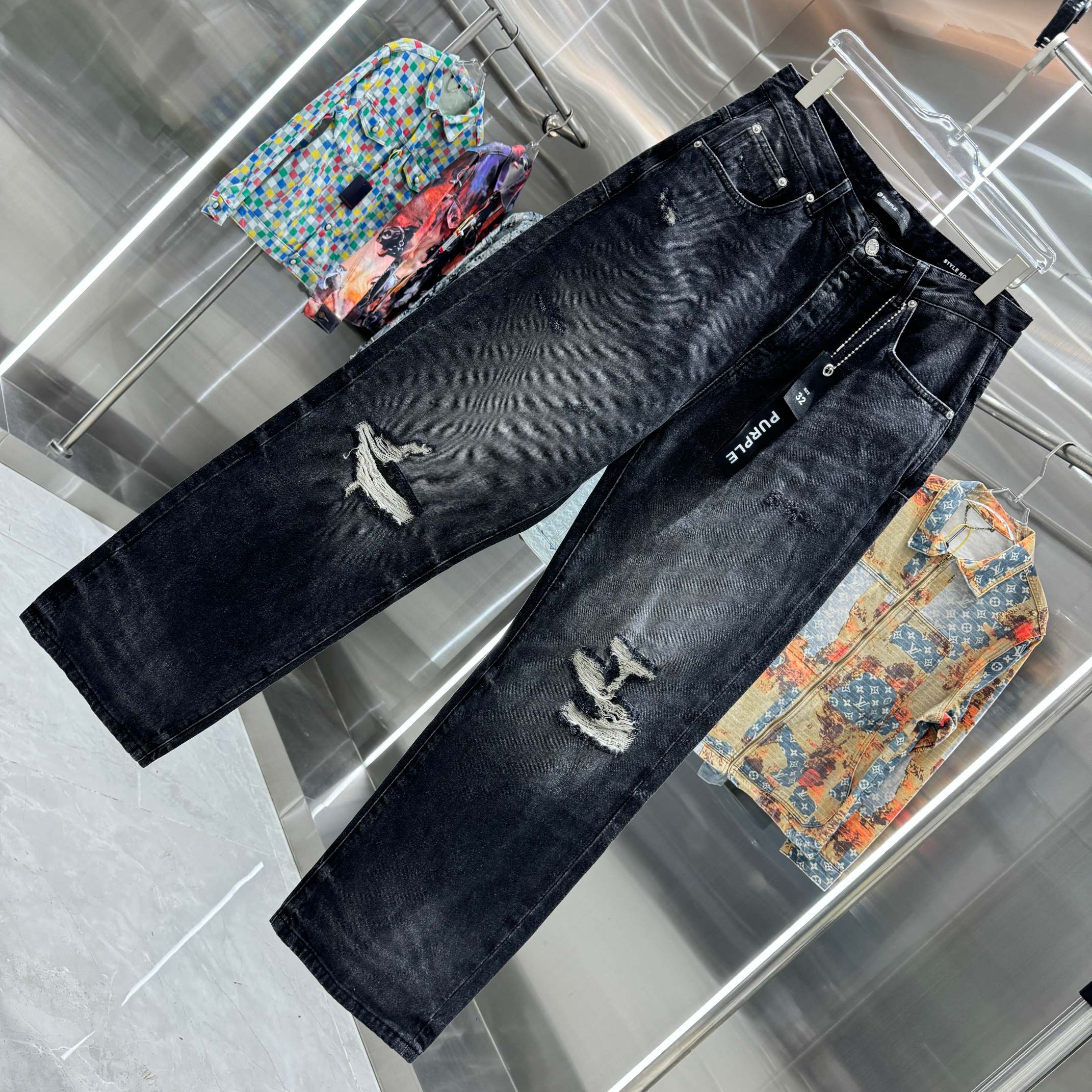 LuxluxHouse Best Quality Clothes Pants Purple Brand