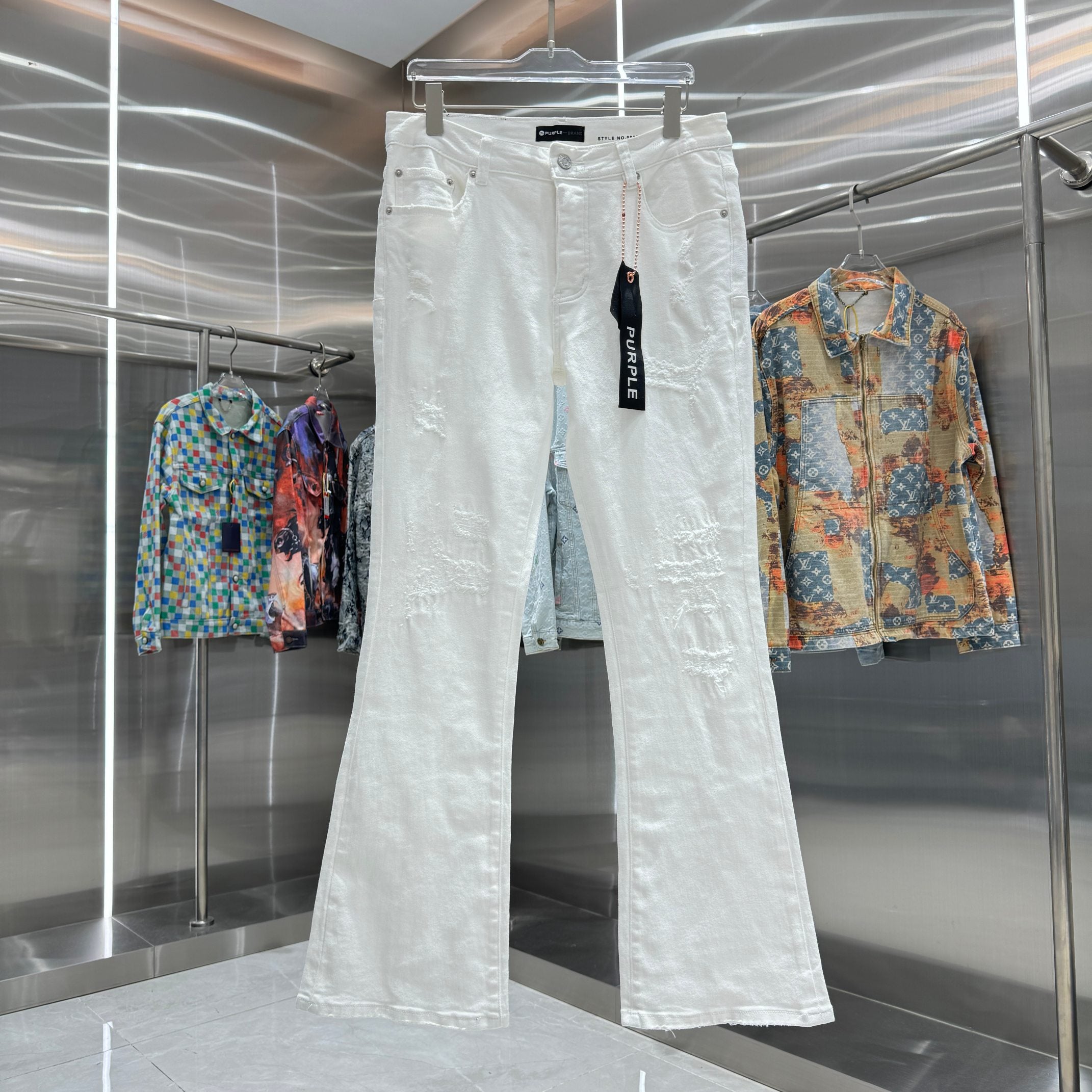 LuxluxHouse Best Quality Clothes Pants Purple Brand