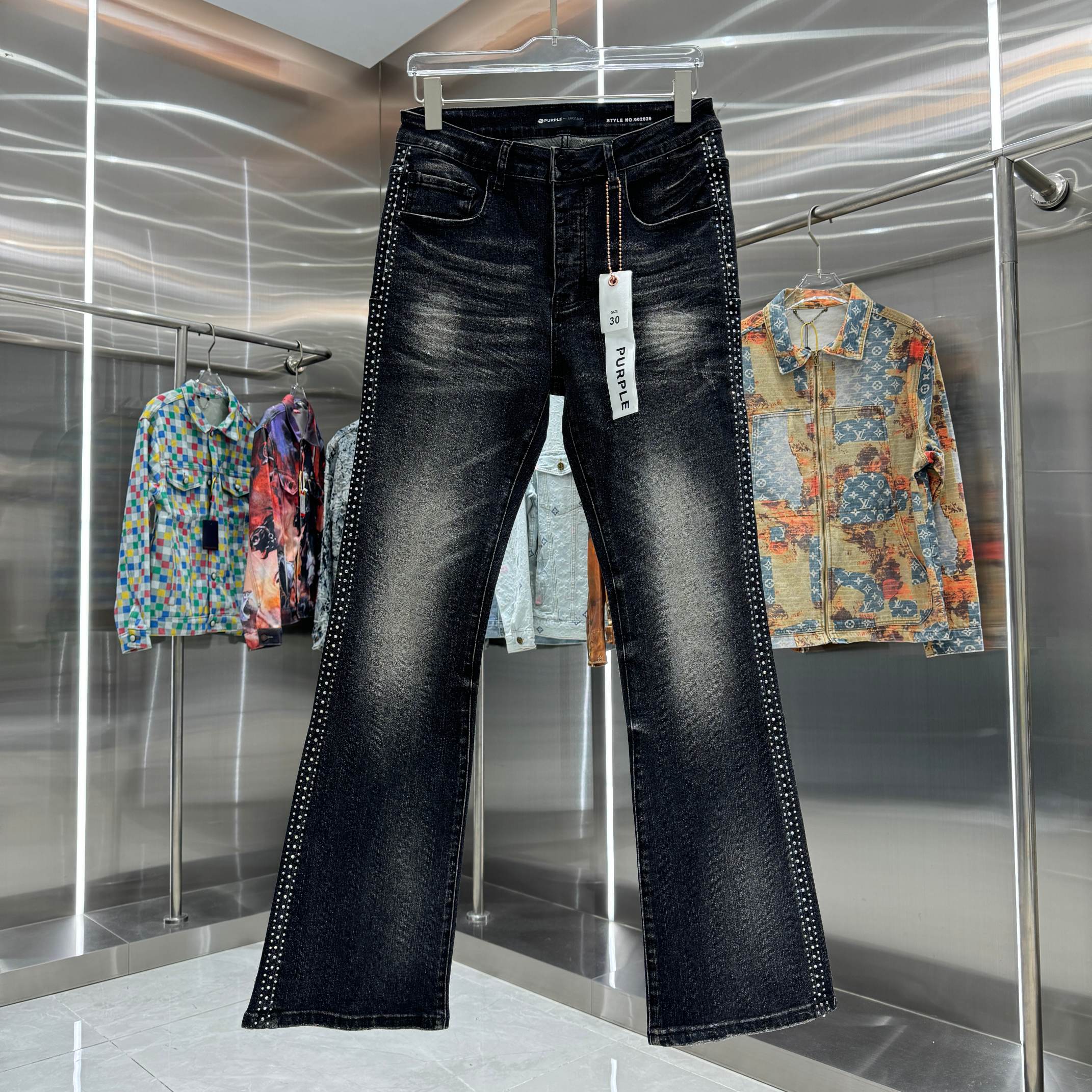 LuxluxHouse Best Quality Clothes Pants Purple Brand