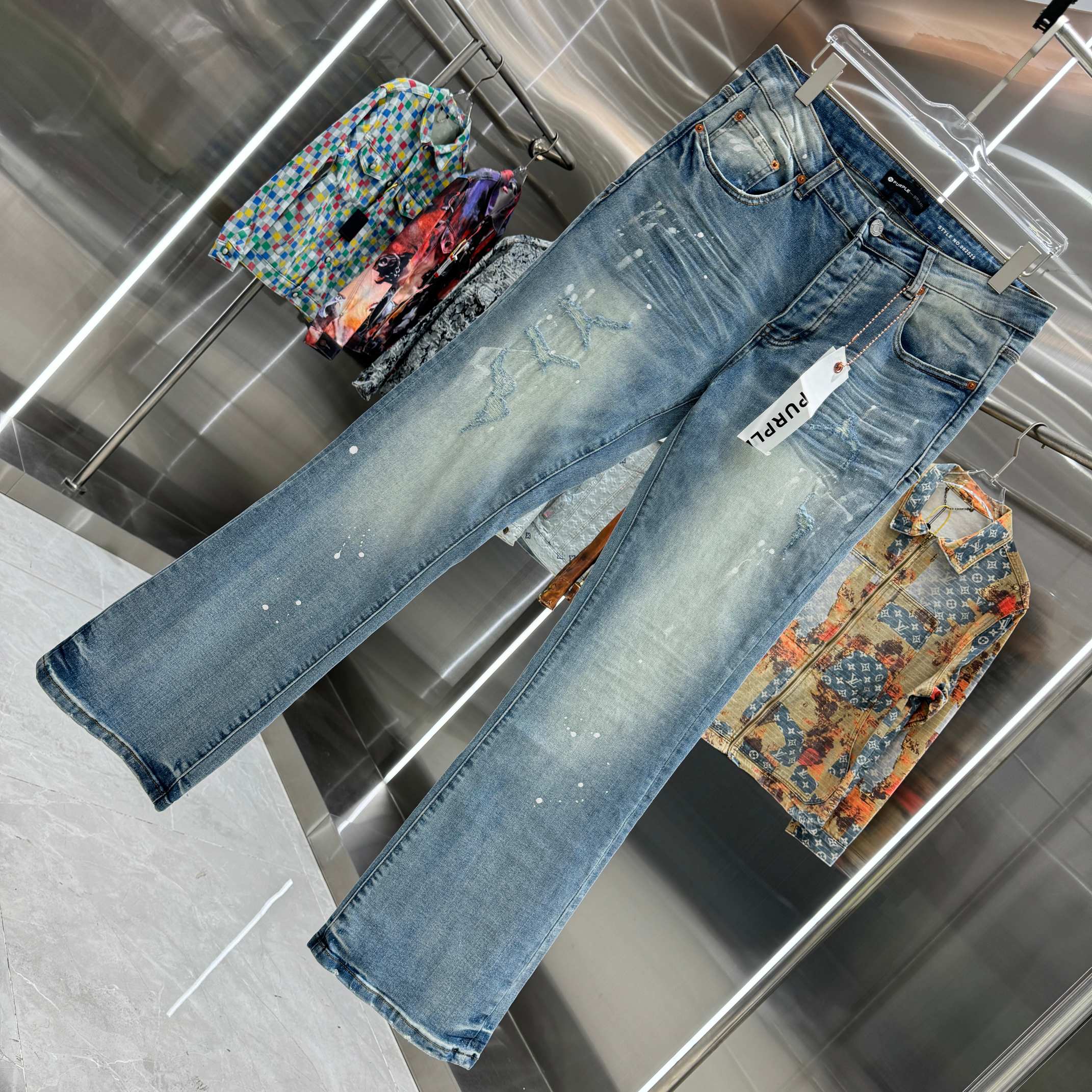 LuxluxHouse Best Quality Clothes Pants Purple Brand