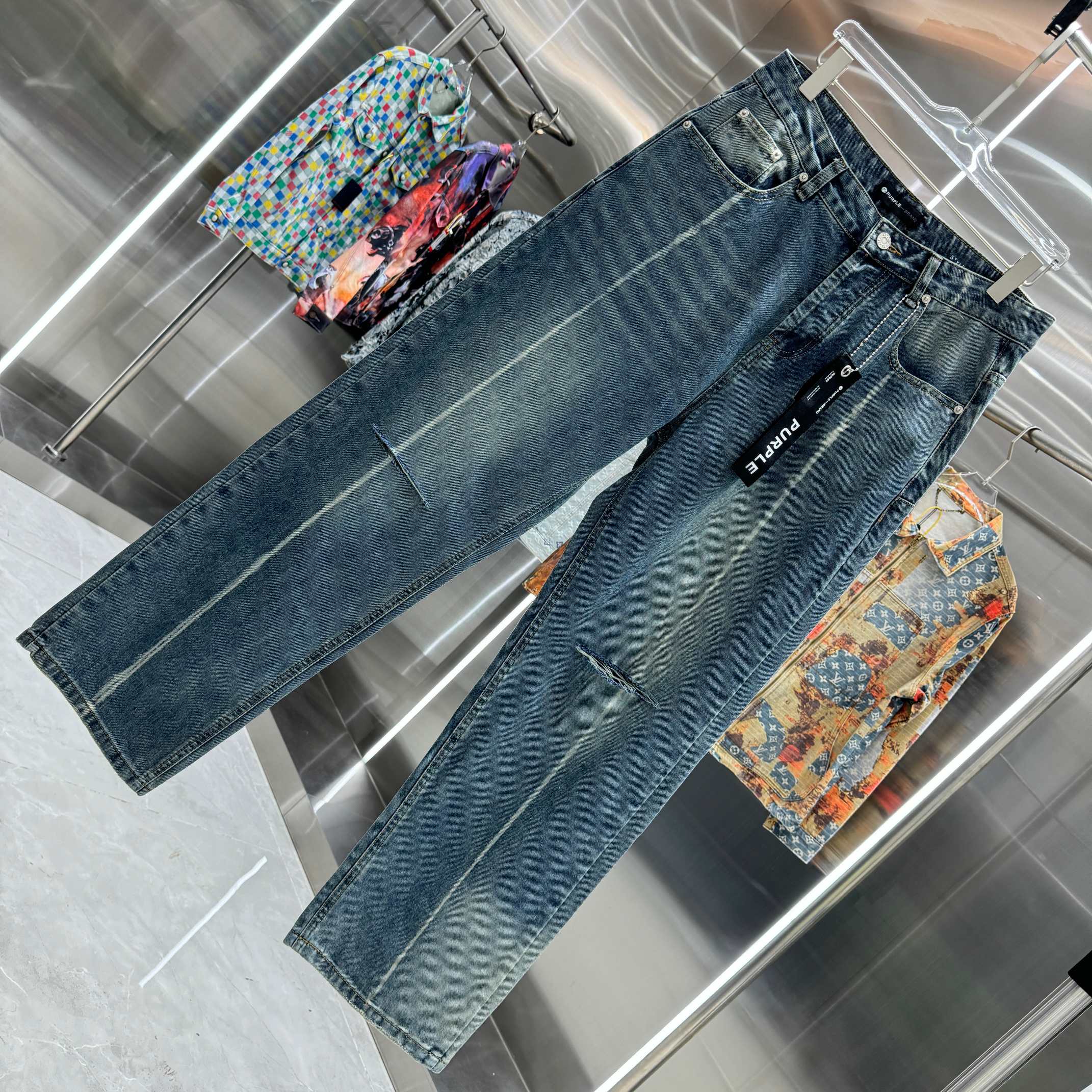 LuxluxHouse Best Quality Clothes Pants Purple Brand