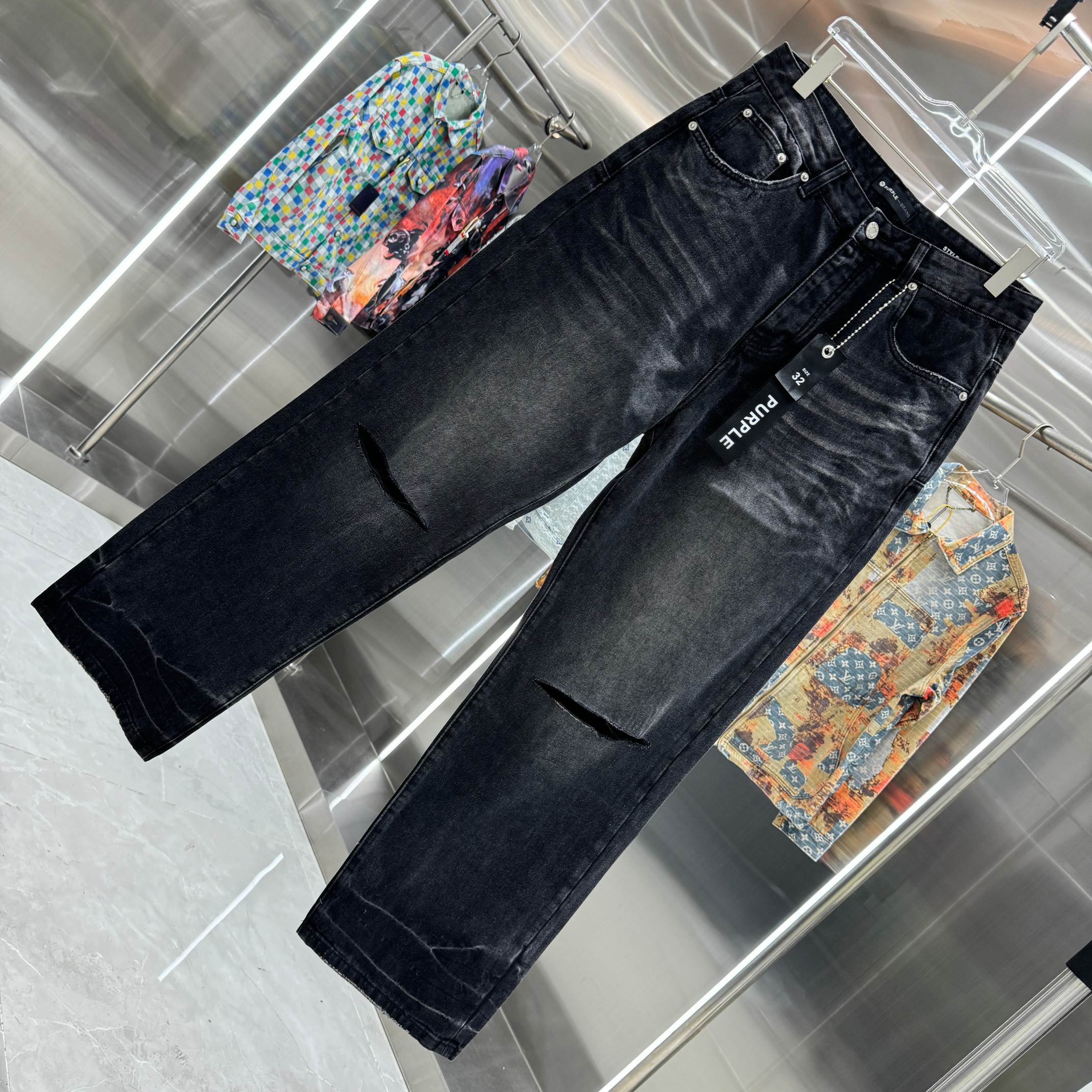 LuxluxHouse Best Quality Clothes Pants Purple Brand