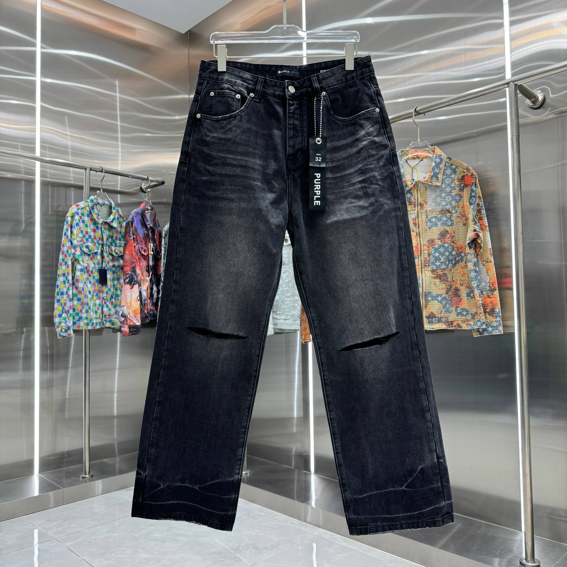 LuxluxHouse Best Quality Clothes Pants Purple Brand