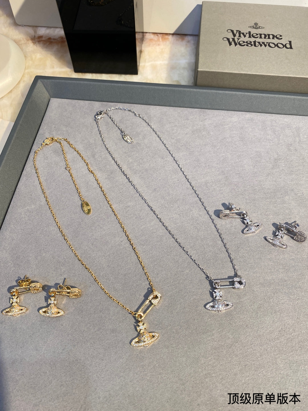 LuxluxHouse Best Quality Accessories Earrings Vivienne Westwood Necklace