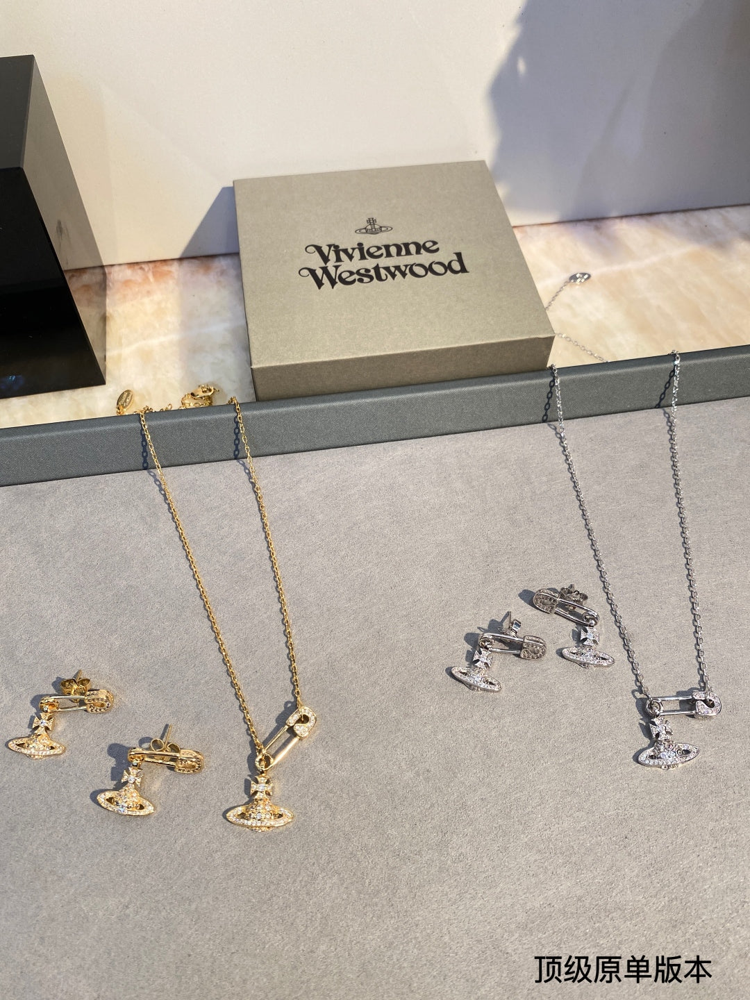 LuxluxHouse Best Quality Accessories Earrings Vivienne Westwood Necklace