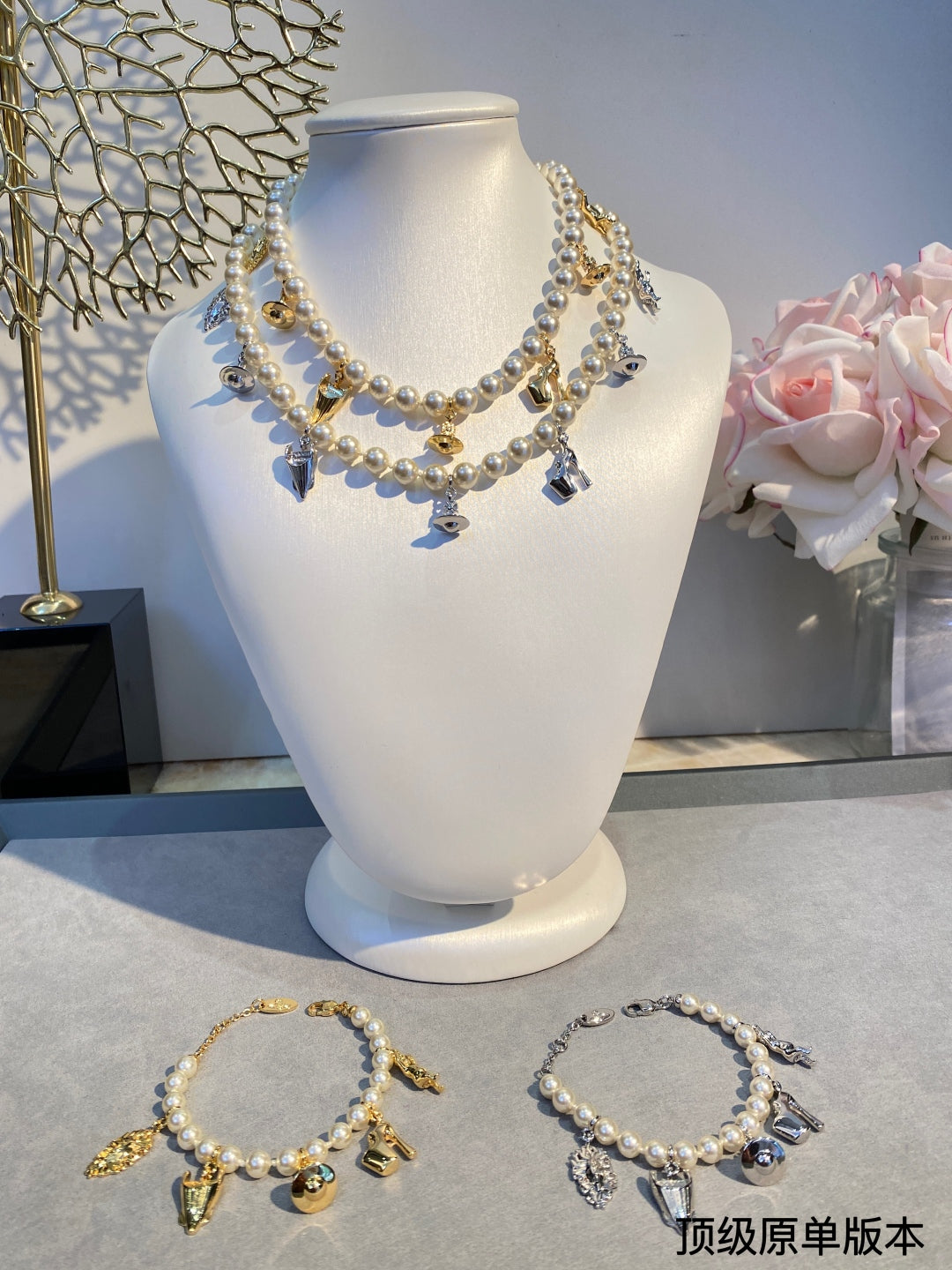 LuxluxHouse Best Quality Accessories Bracelet Vivienne Westwood Necklace