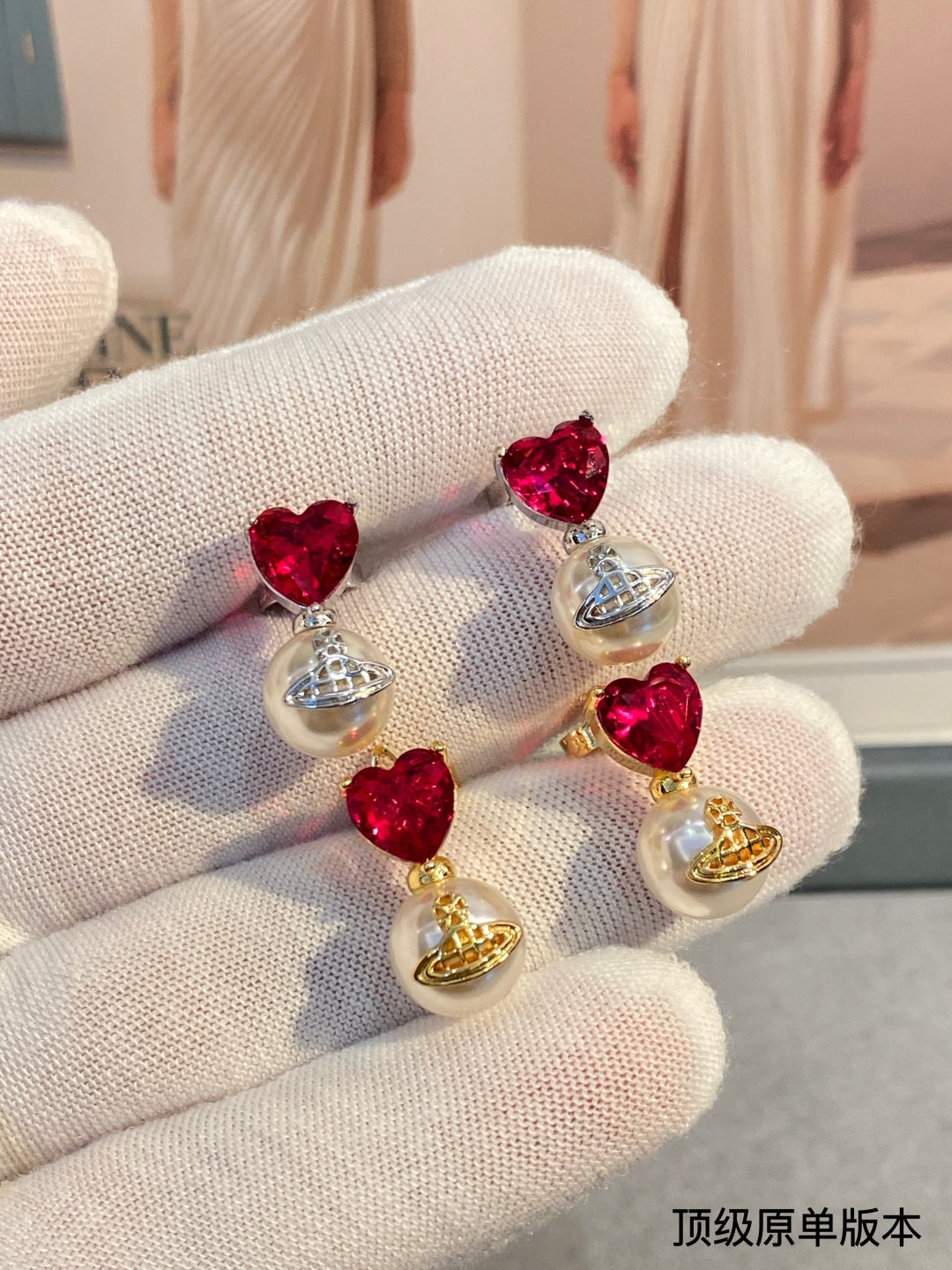 LuxluxHouse Best Quality Accessories Earrings Vivienne Westwood