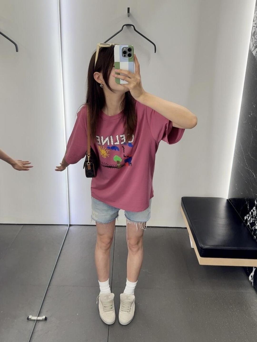 LuxluxHouse Best Quality Clothes T-shirt Celine