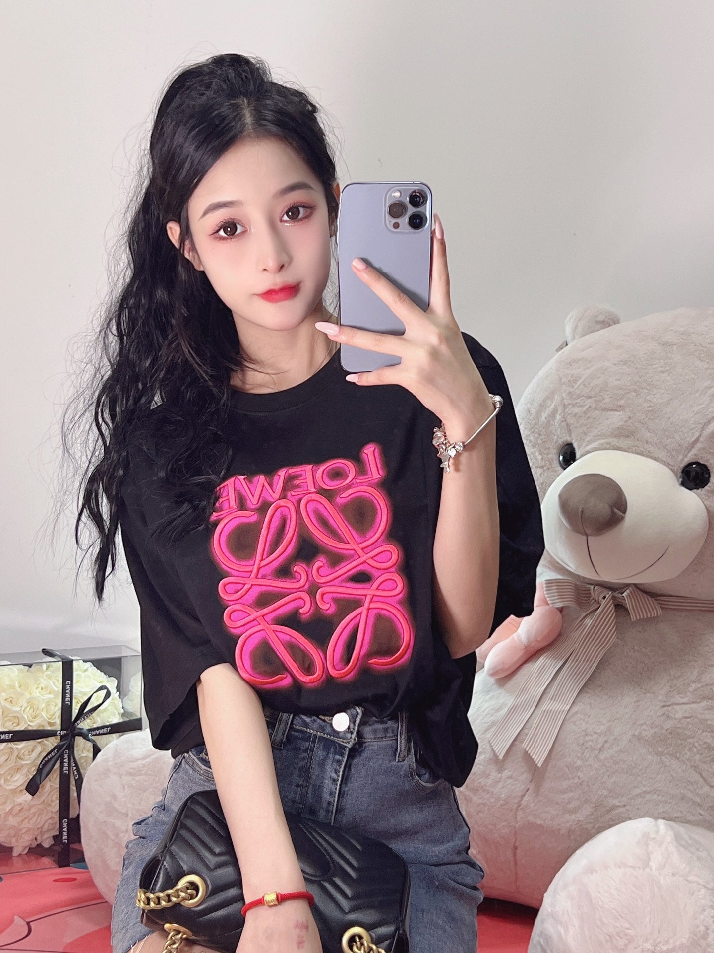 LuxluxHouse Best Quality Clothes T-shirt Loewe