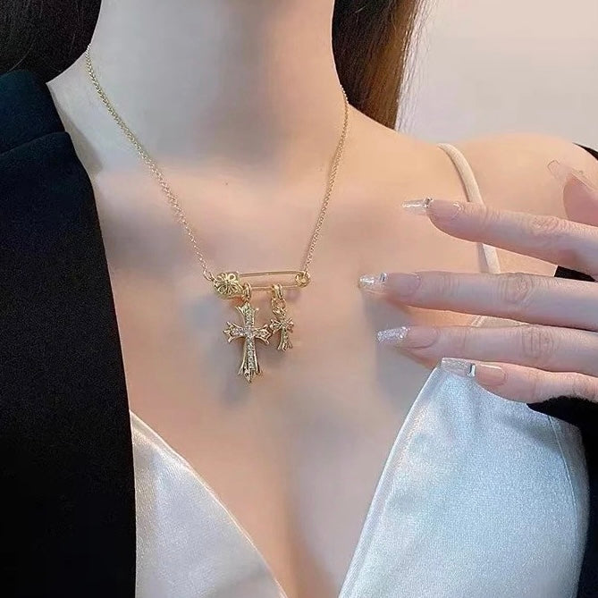 LuxluxHouse Best Quality Accessories Necklace Chrome Hearts