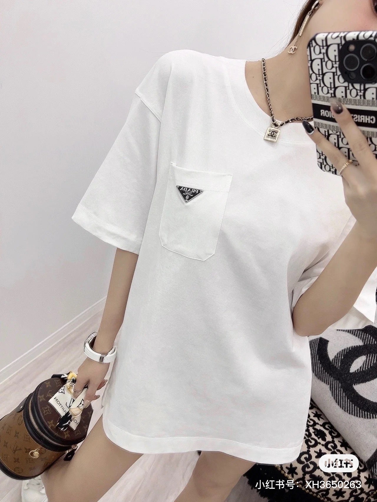 LuxluxHouse Best Quality Clothes T-shirt Prada