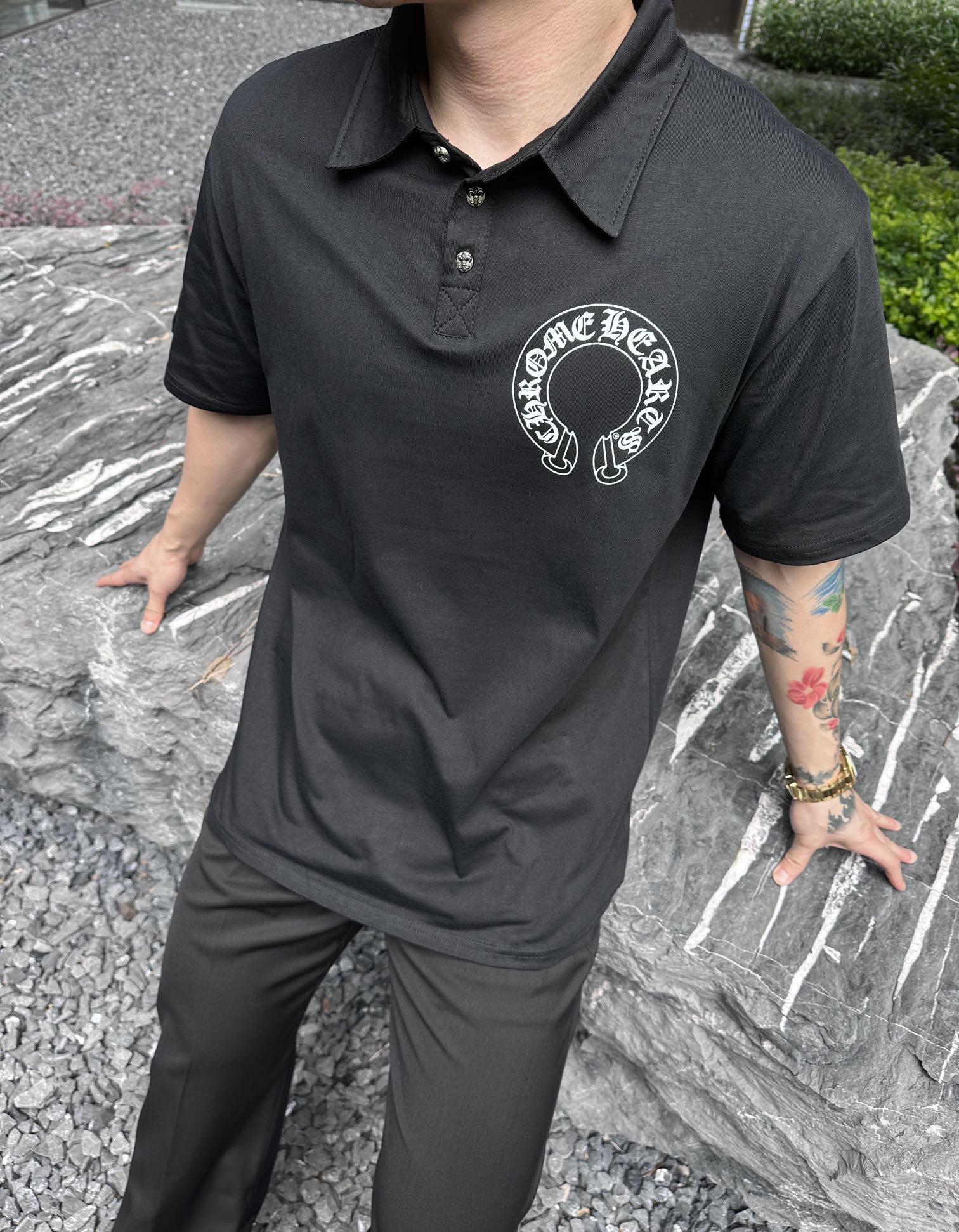 LuxluxHouse Best Quality Clothes Shirts&Polo Chrome Hearts