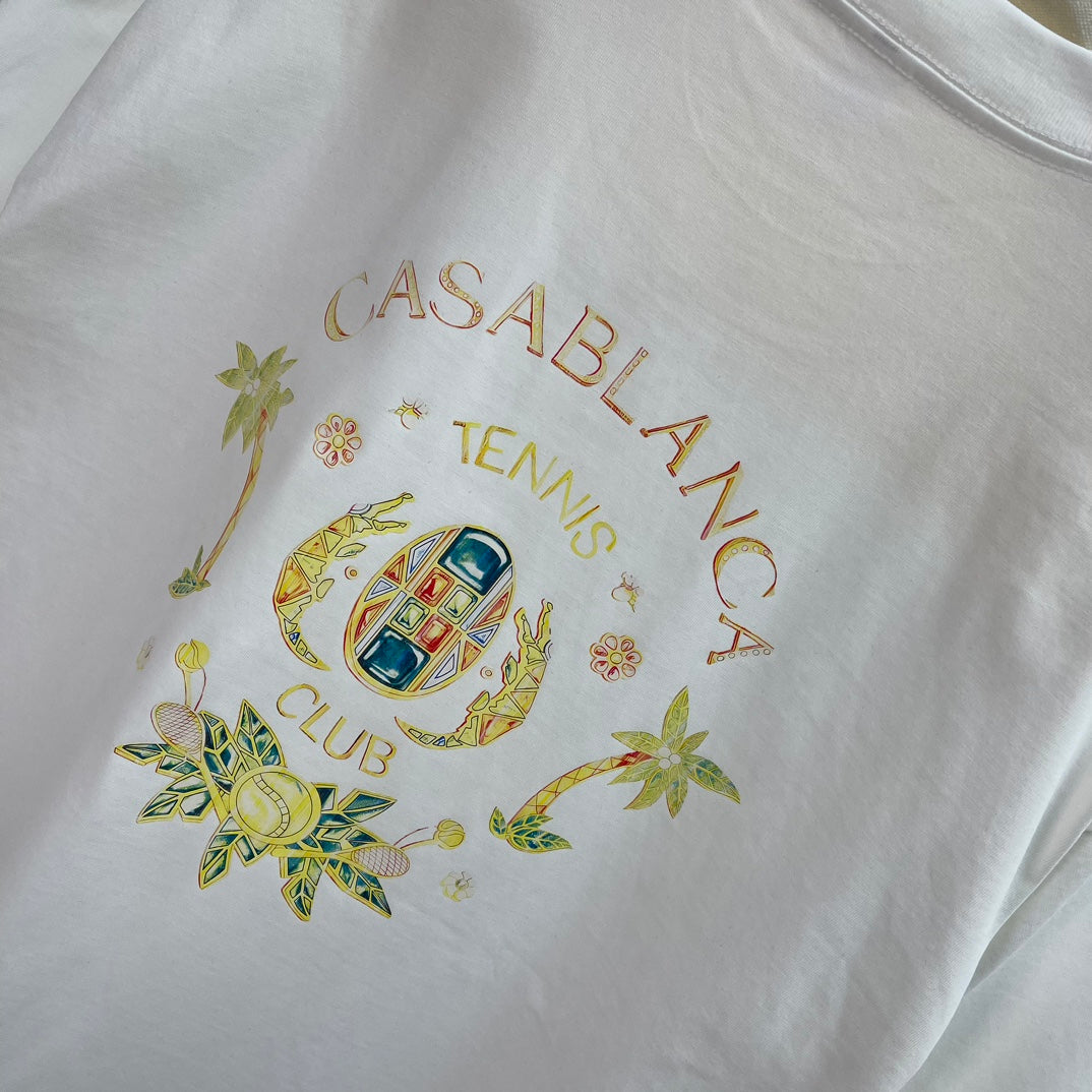 LuxluxHouse Best Quality Clothes Casablanca T-shirt