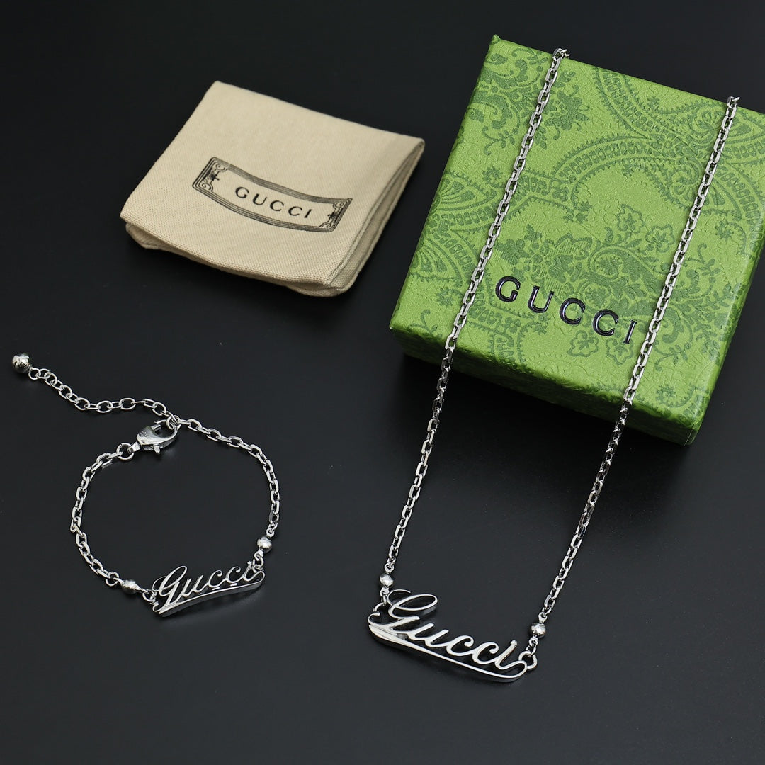 LuxluxHouse Best Quality Accessories Gucci Necklace Bracelet