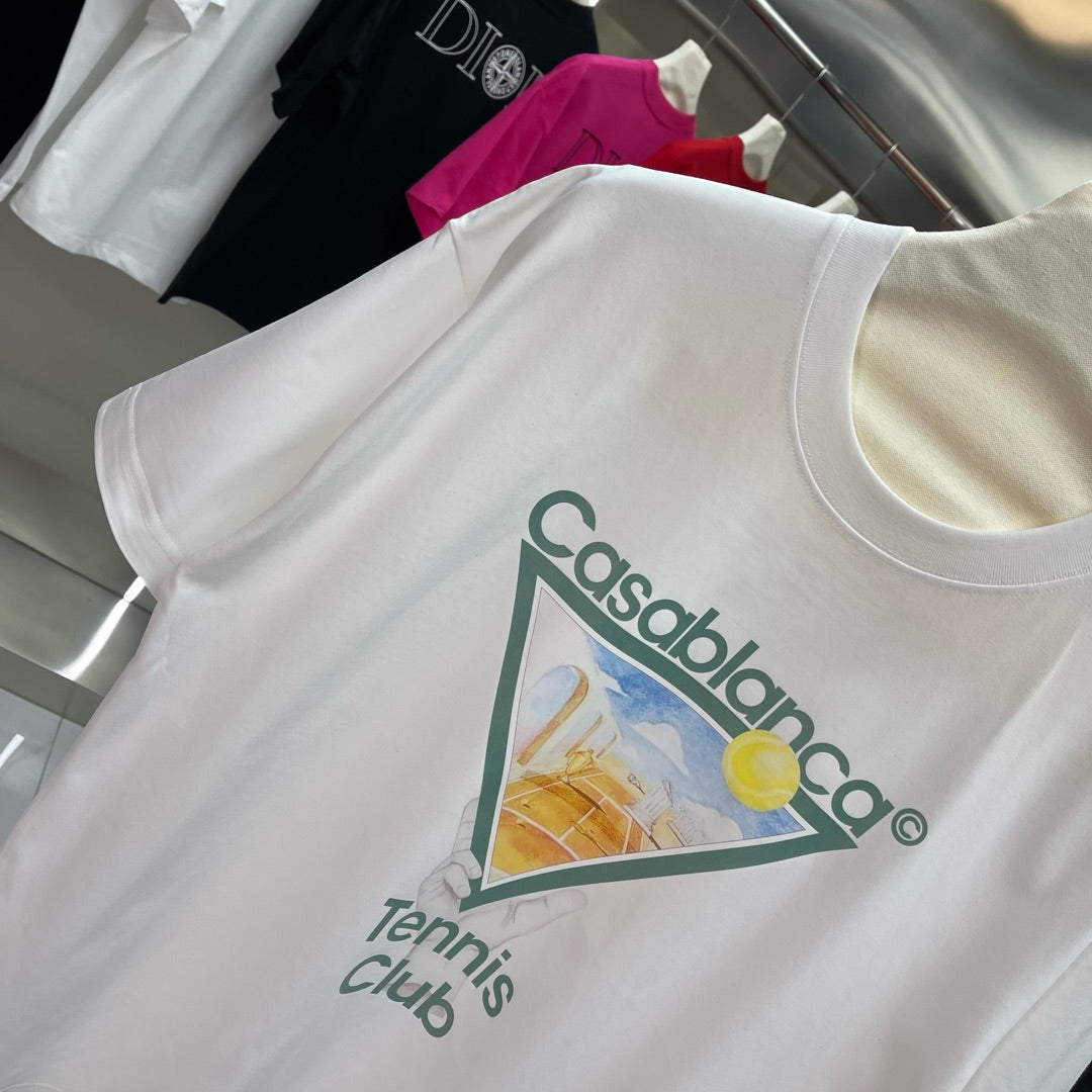 LuxluxHouse Best Quality Clothes Casablanca T-shirt