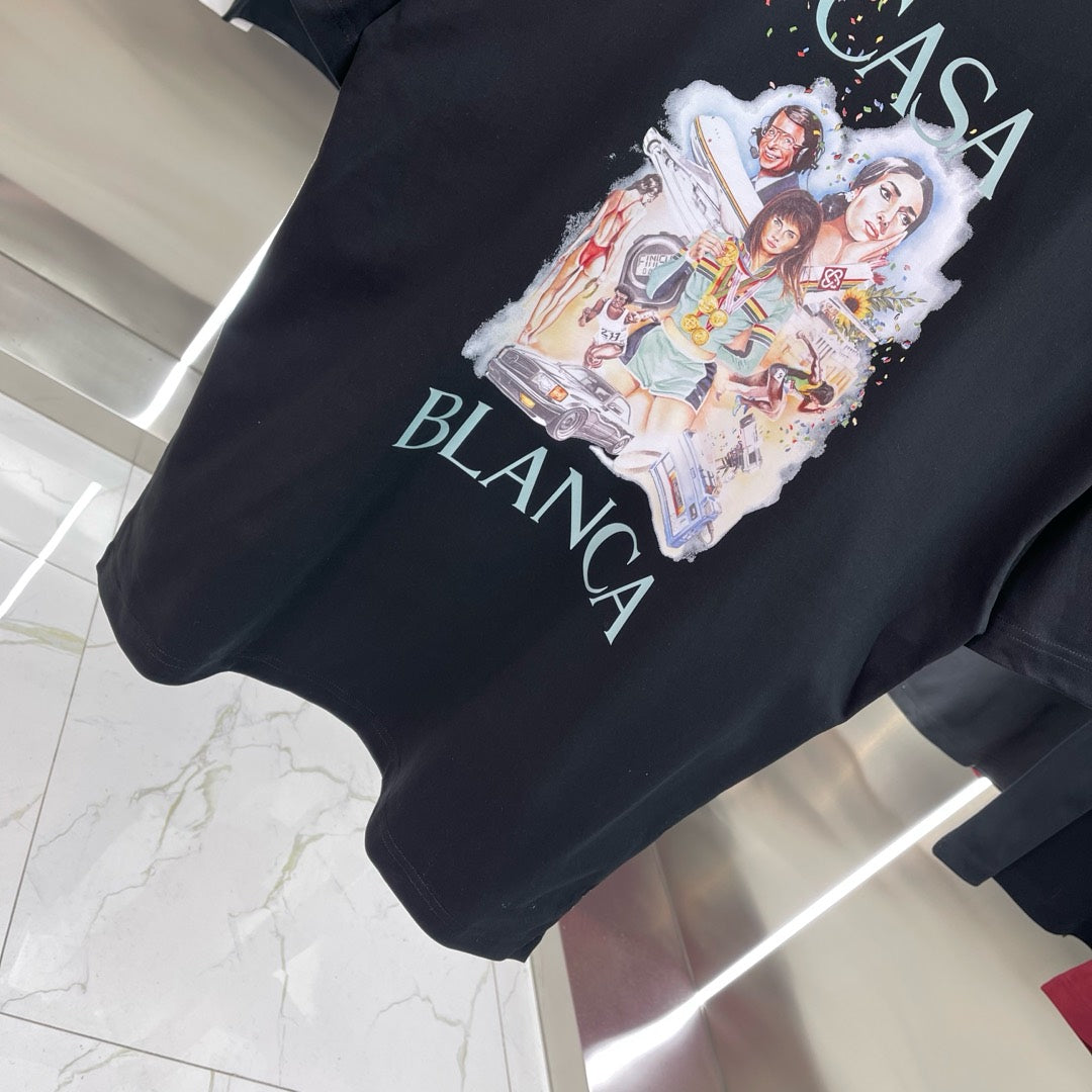 LuxluxHouse Best Quality Clothes Casablanca T-shirt