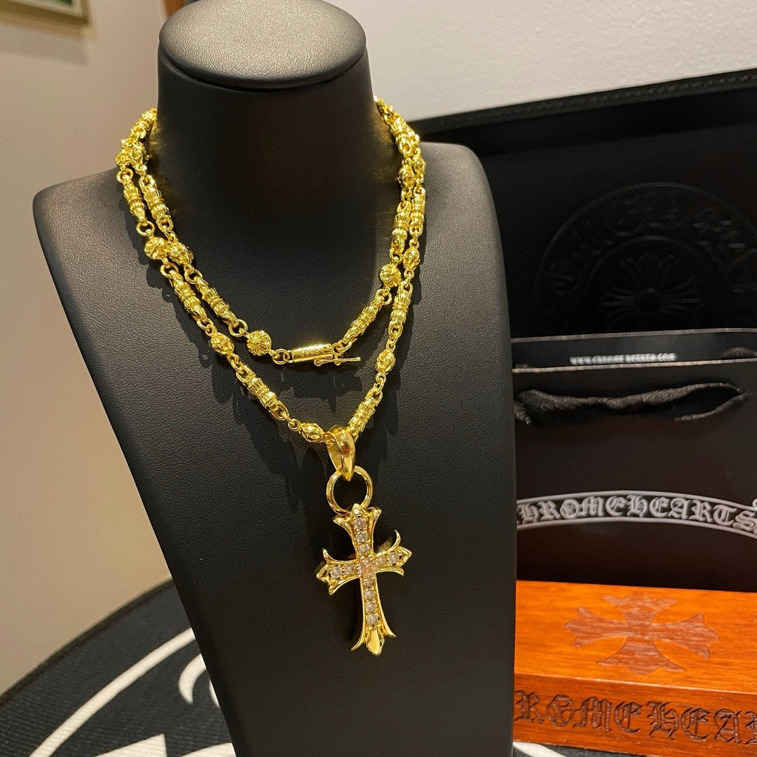 LuxluxHouse Best Quality Accessories Necklace Chrome Hearts