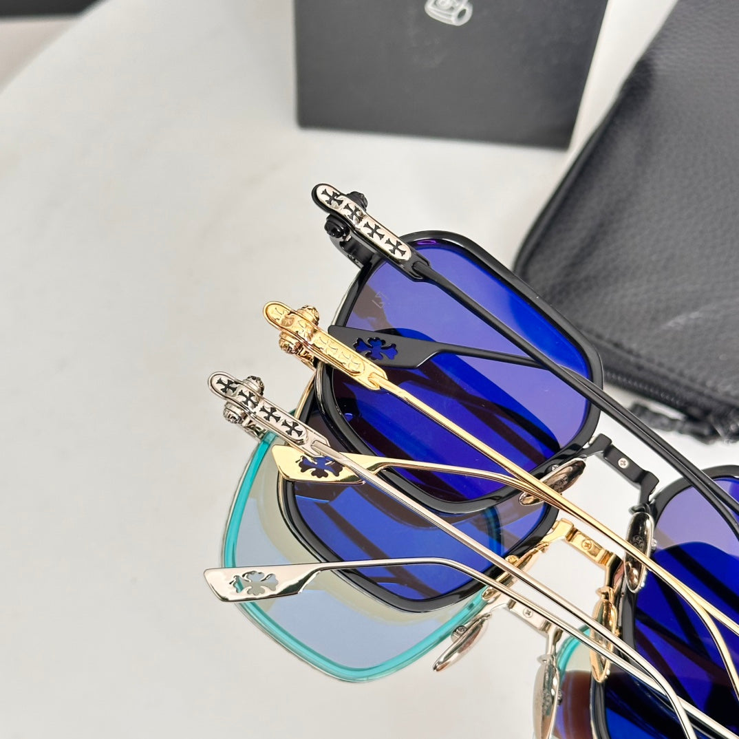 LuxluxHouse Best Quality Glasses Chrome Hearts