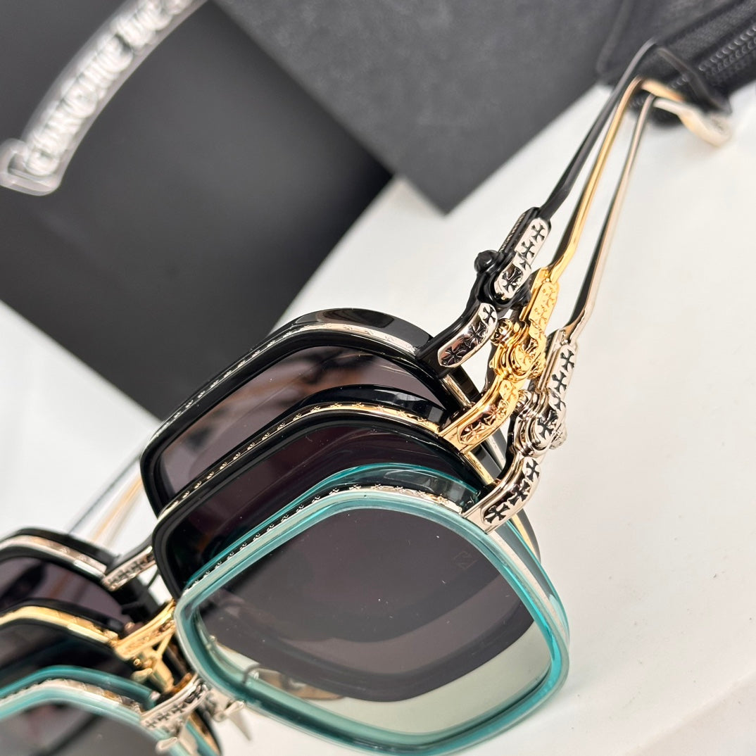 LuxluxHouse Best Quality Glasses Chrome Hearts