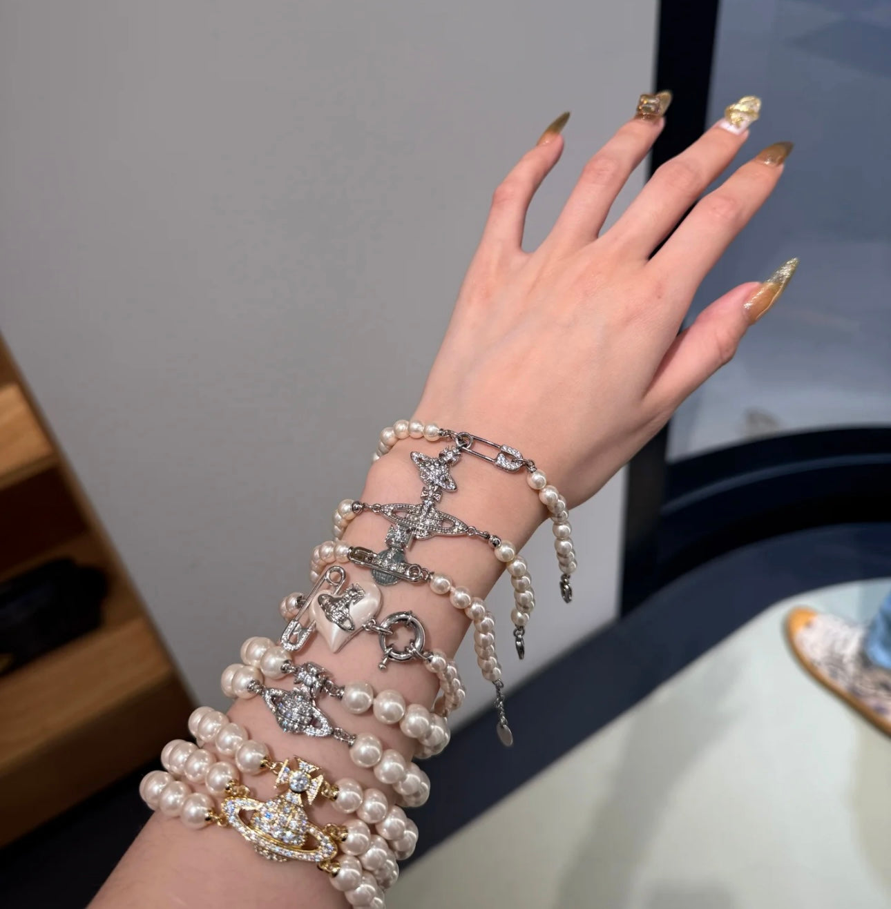 LuxluxHouse Best Quality Accessories Earrings Bracelet Vivienne Westwood Necklace