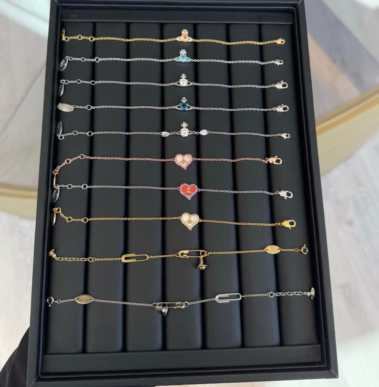 LuxluxHouse Best Quality Accessories Earrings Bracelet Vivienne Westwood Necklace