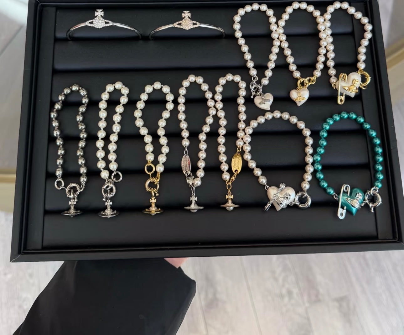 LuxluxHouse Best Quality Accessories Earrings Bracelet Vivienne Westwood Necklace