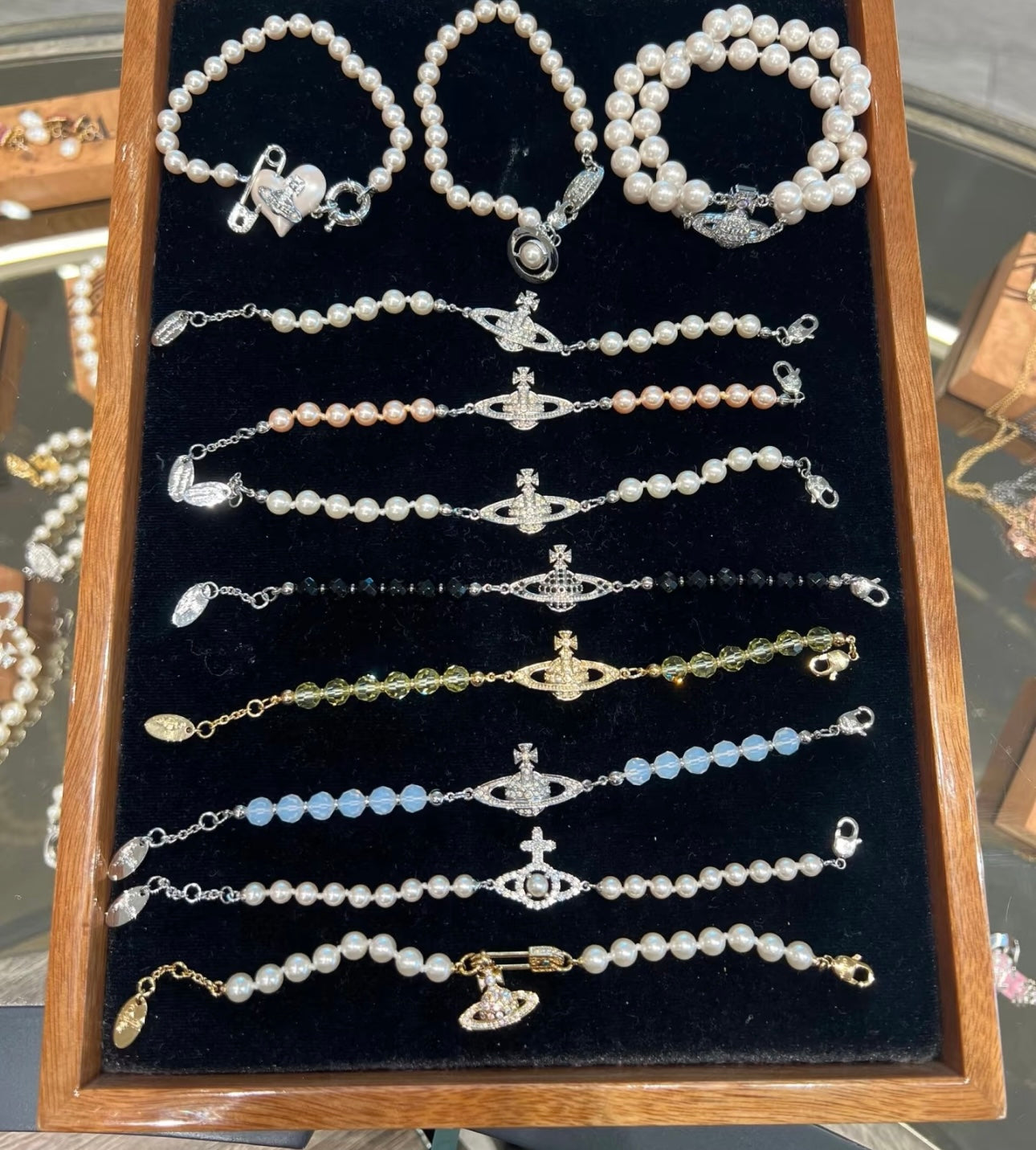 LuxluxHouse Best Quality Accessories Earrings Bracelet Vivienne Westwood Necklace