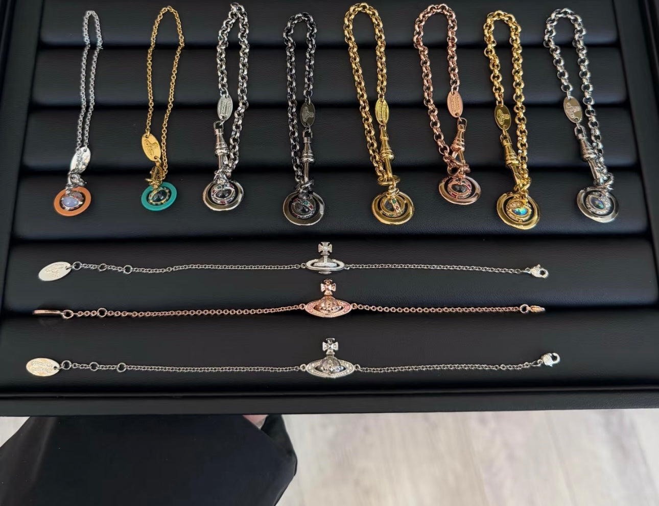 LuxluxHouse Best Quality Accessories Earrings Bracelet Vivienne Westwood Necklace