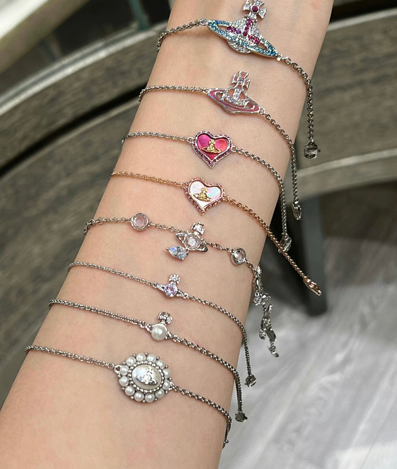 LuxluxHouse Best Quality Accessories Earrings Bracelet Vivienne Westwood Necklace