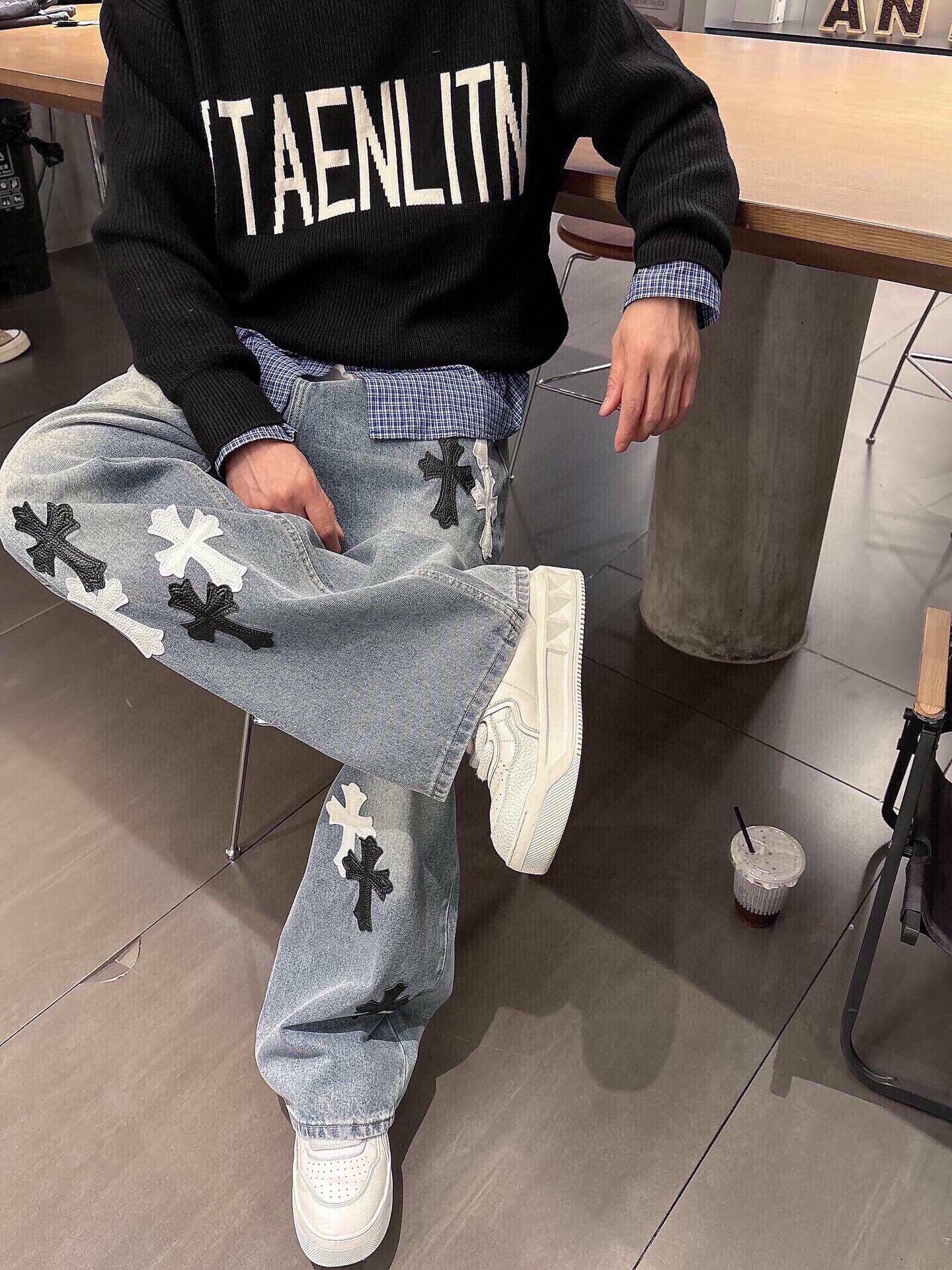 LuxluxHouse Best Quality Clothes Pants Chrome Hearts