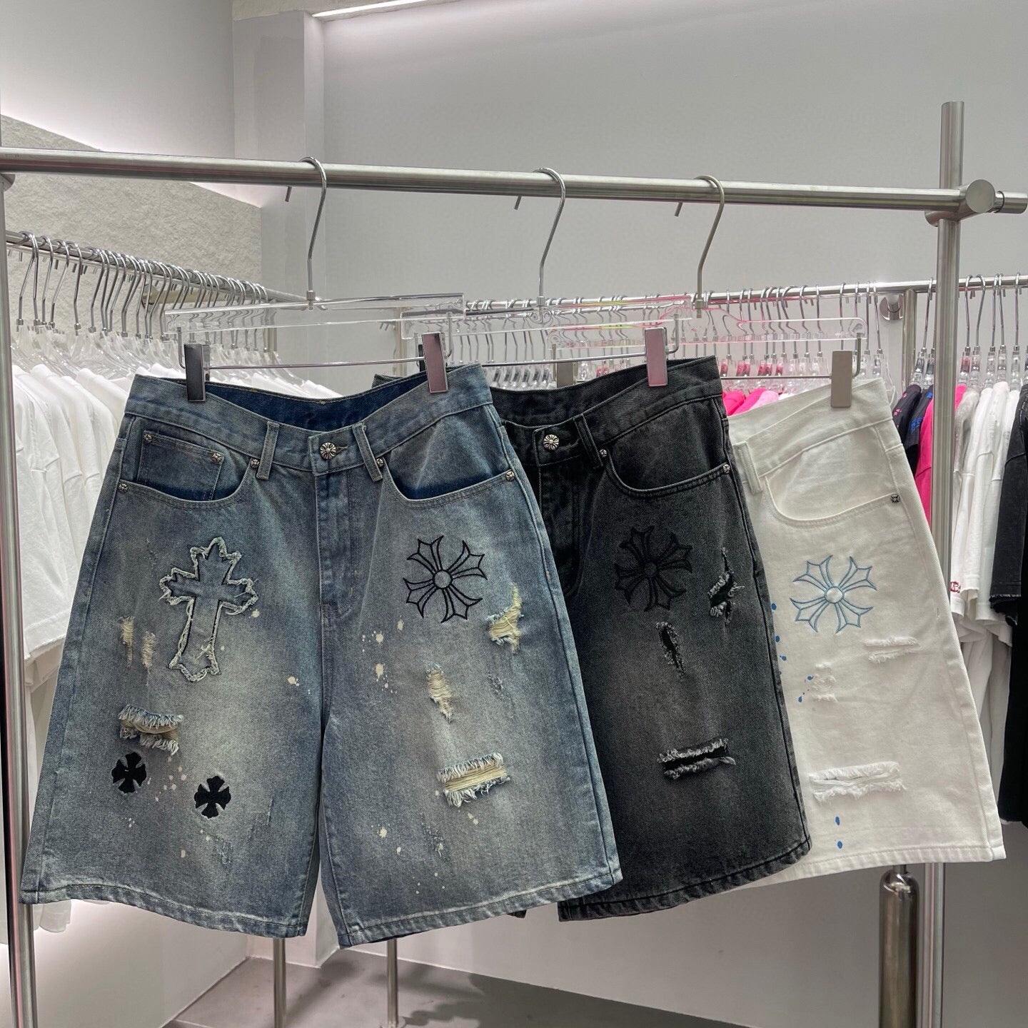 LuxluxHouse Best Quality Clothes Pants Chrome Hearts
