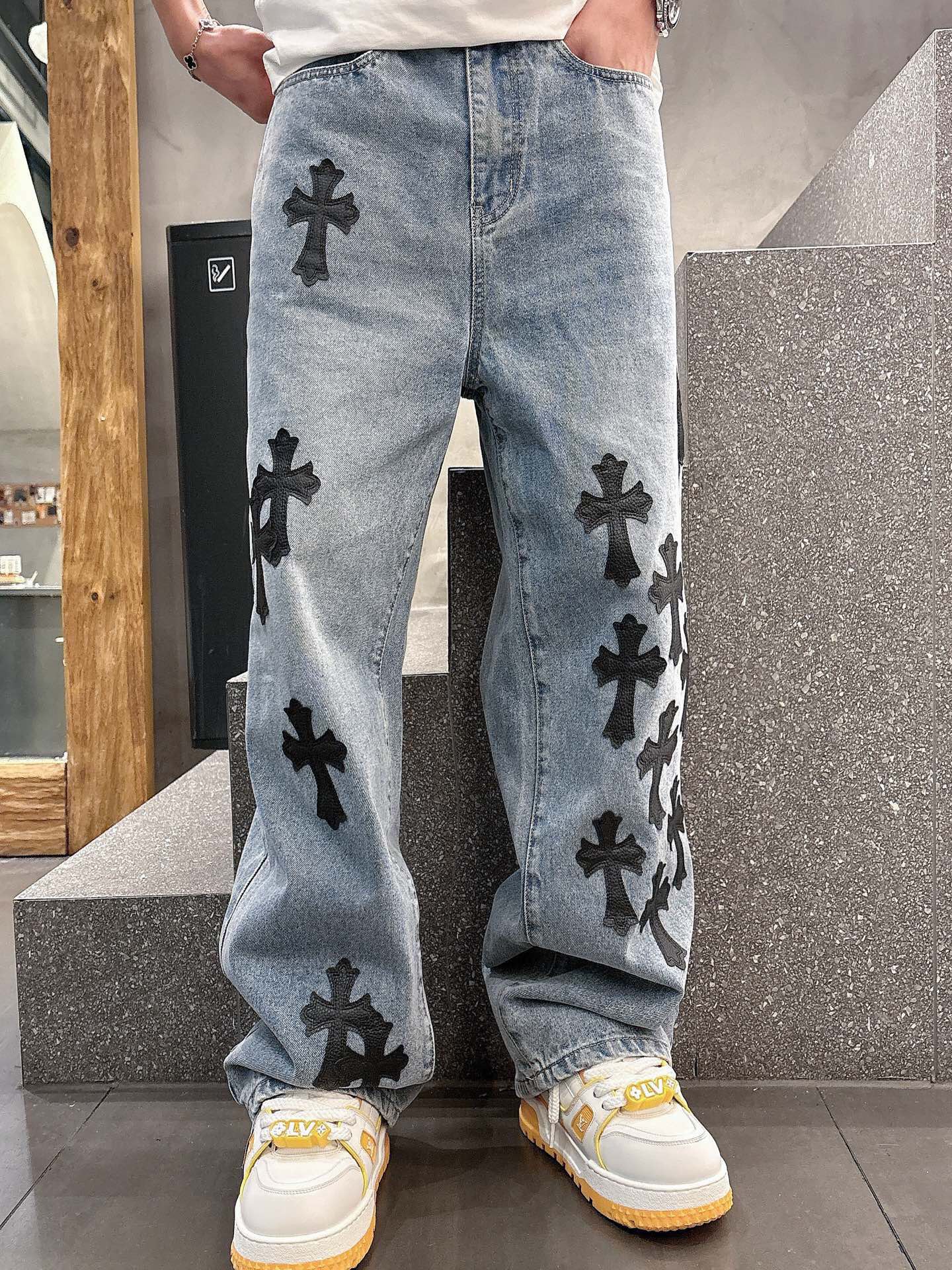 LuxluxHouse Best Quality Clothes Pants Chrome Hearts